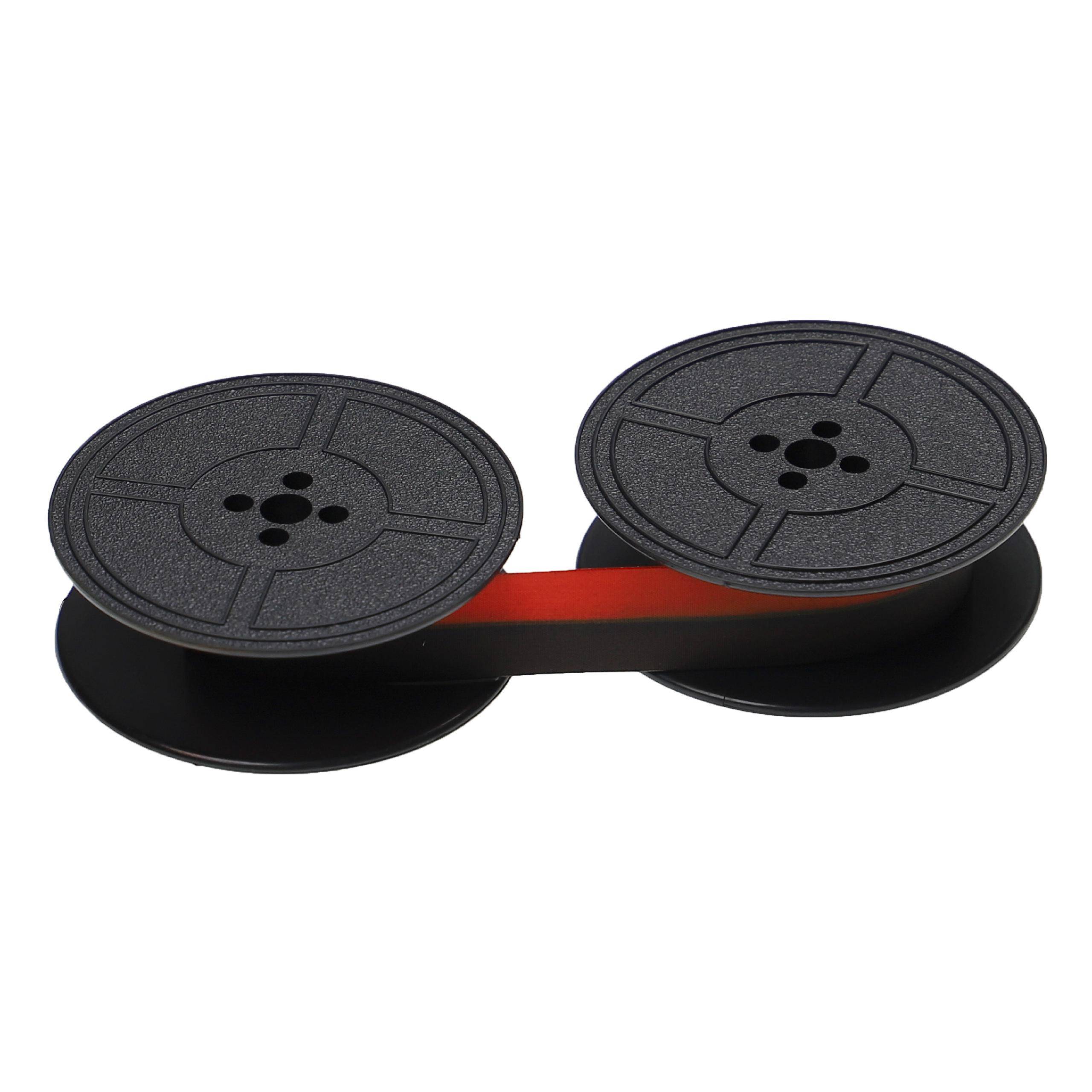 vhbw Farbband Schriftband kompatibel mit Triumph-Adler Universal 295 Nadeldrucker, Bondrucker - Schwarz, Rot