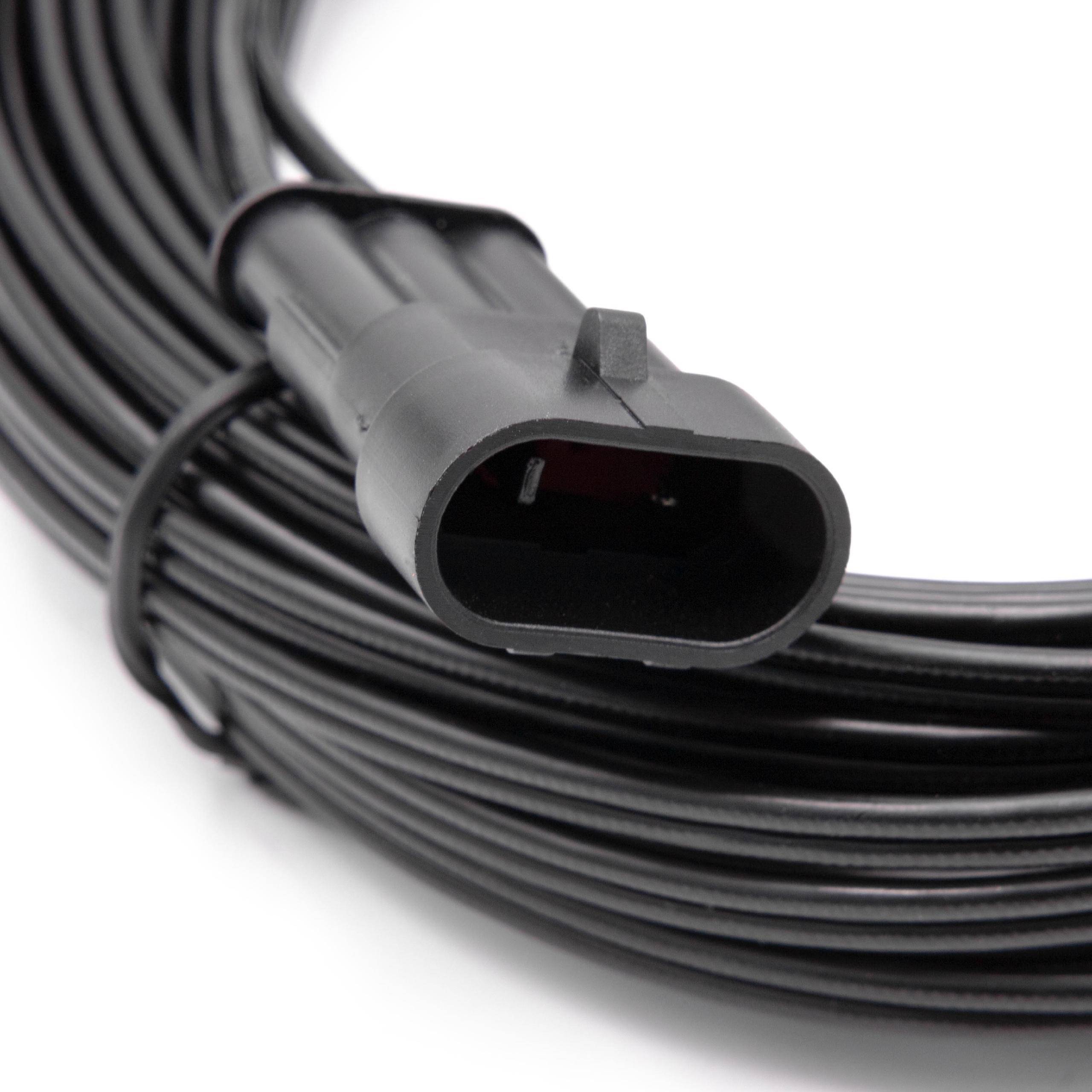 vhbw Niederspannungs-Kabel kompatibel mit Husqvarna 440 (2018-), 440 (2020), 440 (2019) Mähroboter - Transformator Kabel, 10 m