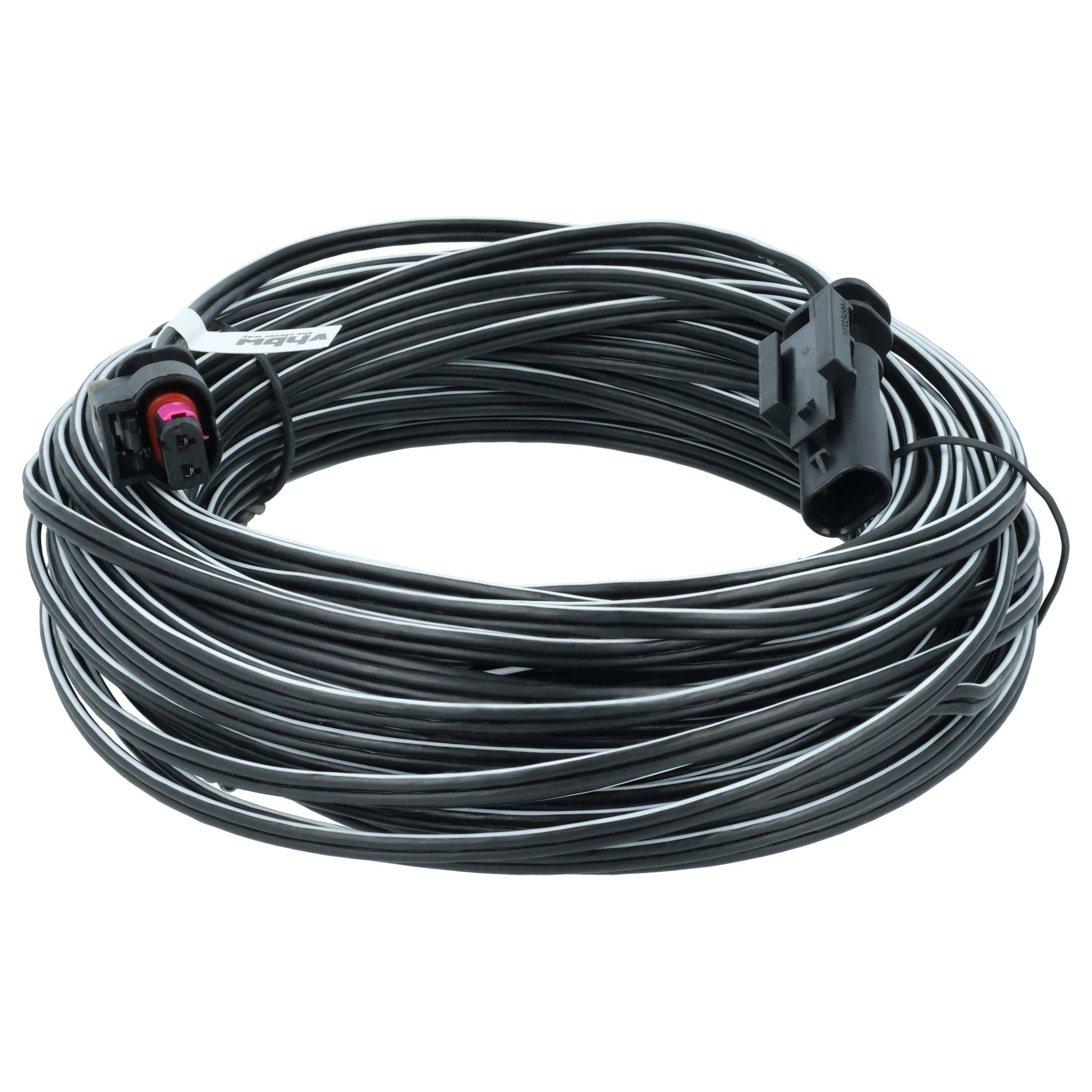 vhbw Niederspannungs-Kabel kompatibel mit Gardena Robotic R70L,i R75Li, R80Li ab 2013-2015 Mähroboter - Transformator Kabel, 20 m