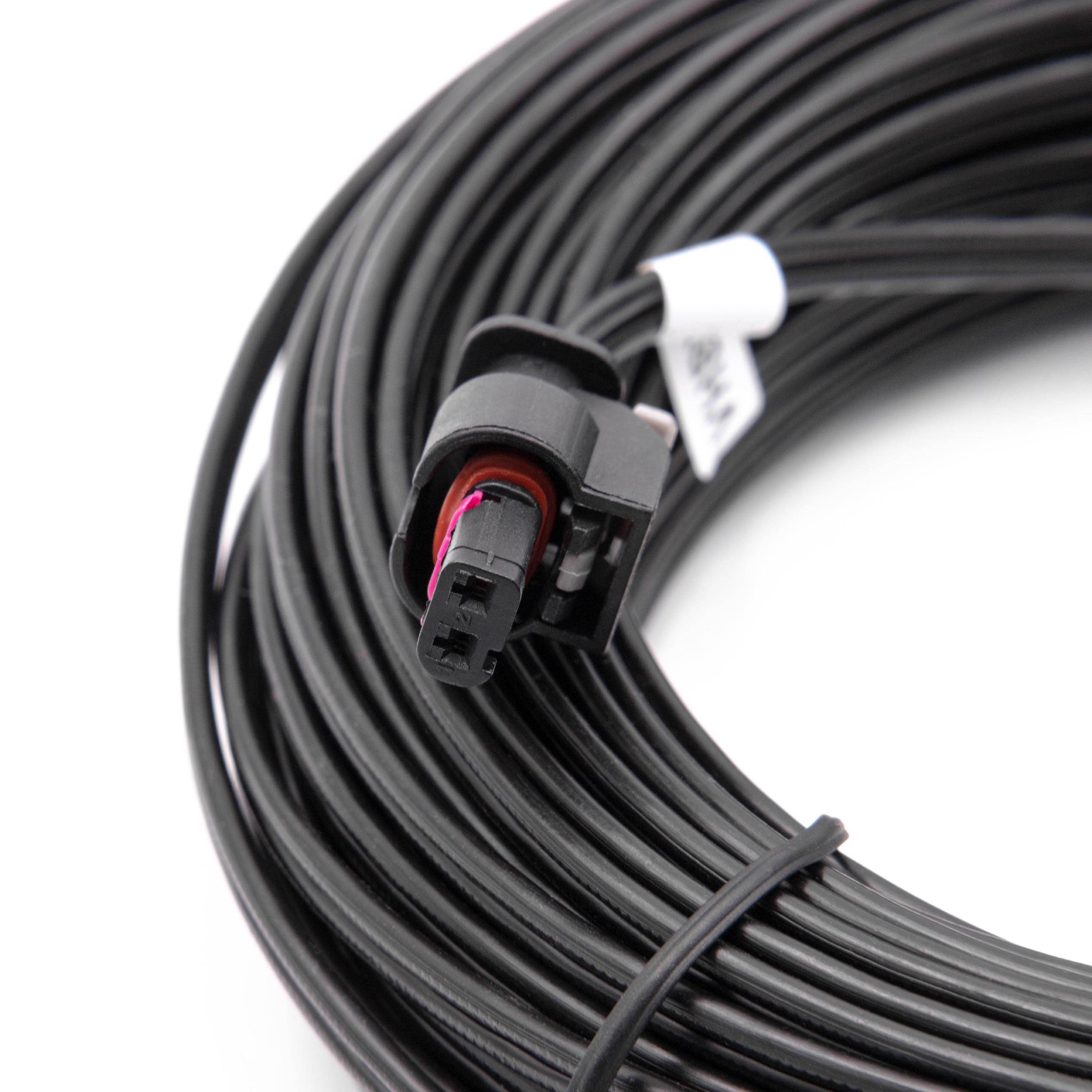 vhbw Niederspannungs-Kabel Transformator Kabel Ersatz für Husqvarna 581 16 66-02, 581 16 66-04, 581 16 66-06 für Mähroboter, Rasenmäher, 20m