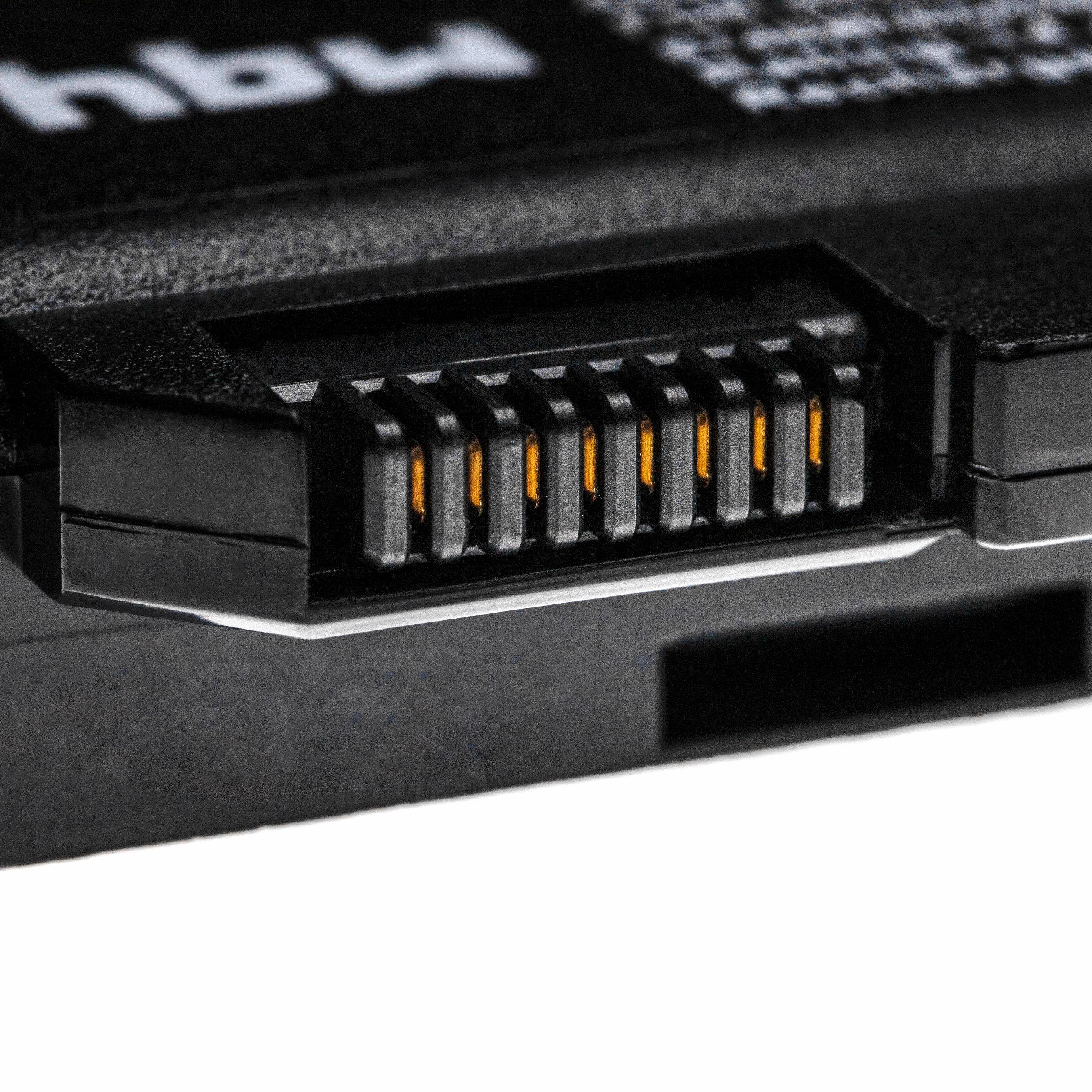vhbw 1x Akku kompatibel mit HP EliteBook 8730p, 8730w, 8740w, 8530p, 8530w, 8540p, 8540w Notebook (5200 mAh, 14,4 V, Li-Ion)