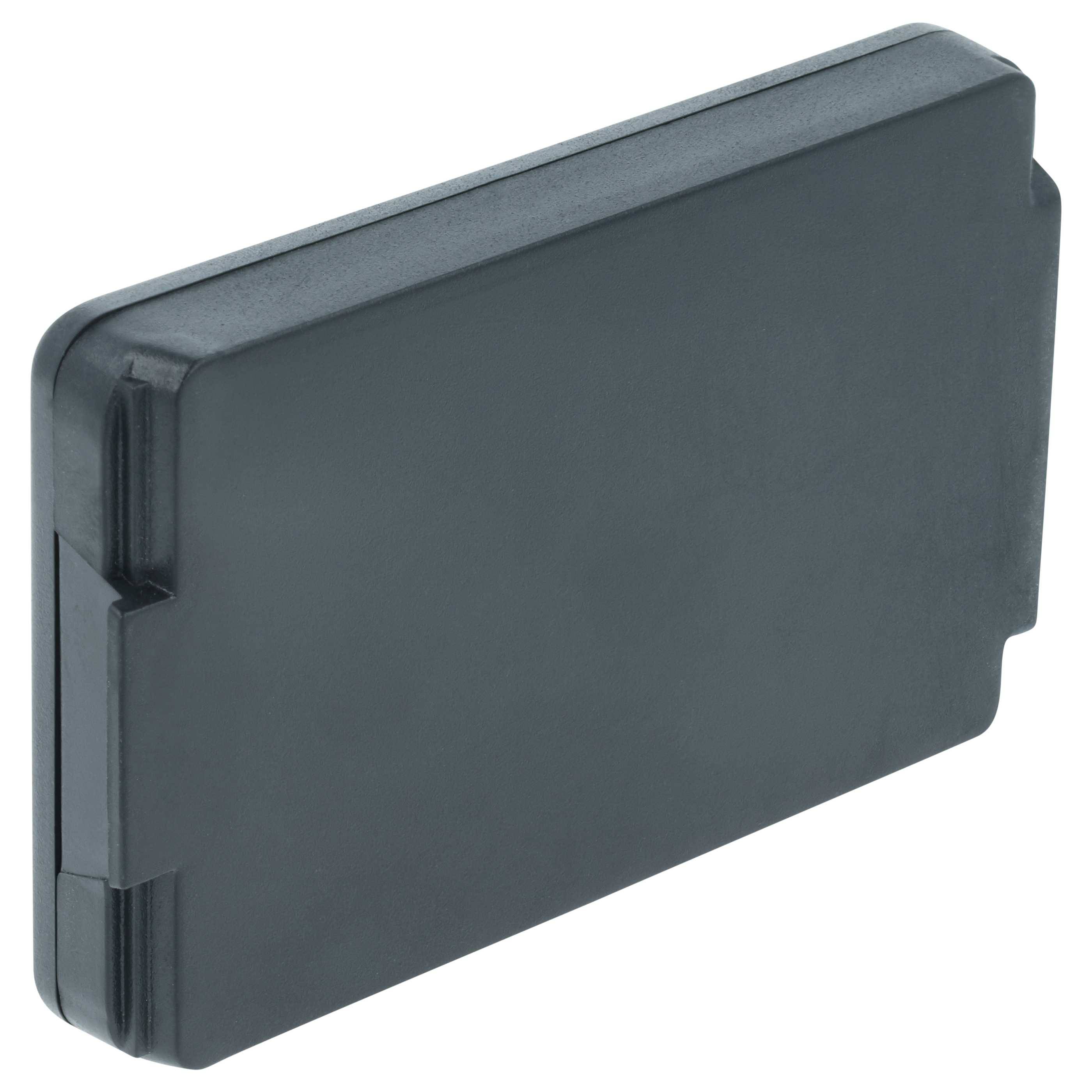 vhbw Akku kompatibel mit Autec LK NEO Industrie-Funkfernsteuerung Fernbedienung (2000mAh, 3,7V, Li-Polymer) - Schwarz