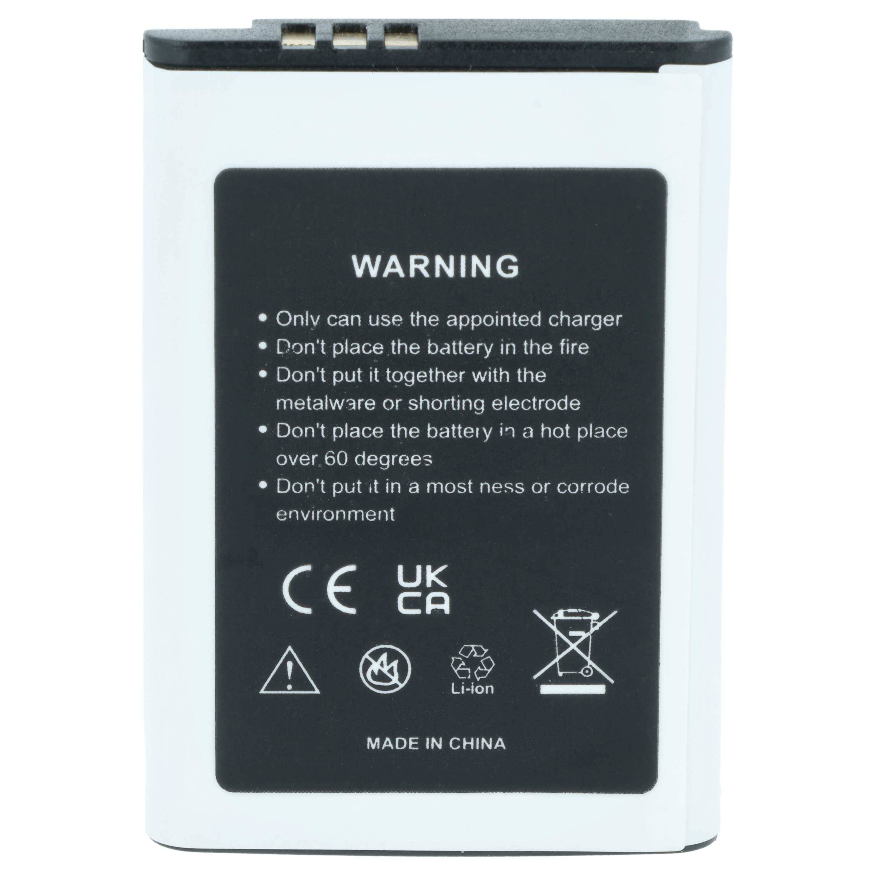 vhbw Akku kompatibel mit Nintendo NN3DS, MWH710A01, New 3DS Spielekonsole (1200 mAh, 3,7 V, Li-Ion)