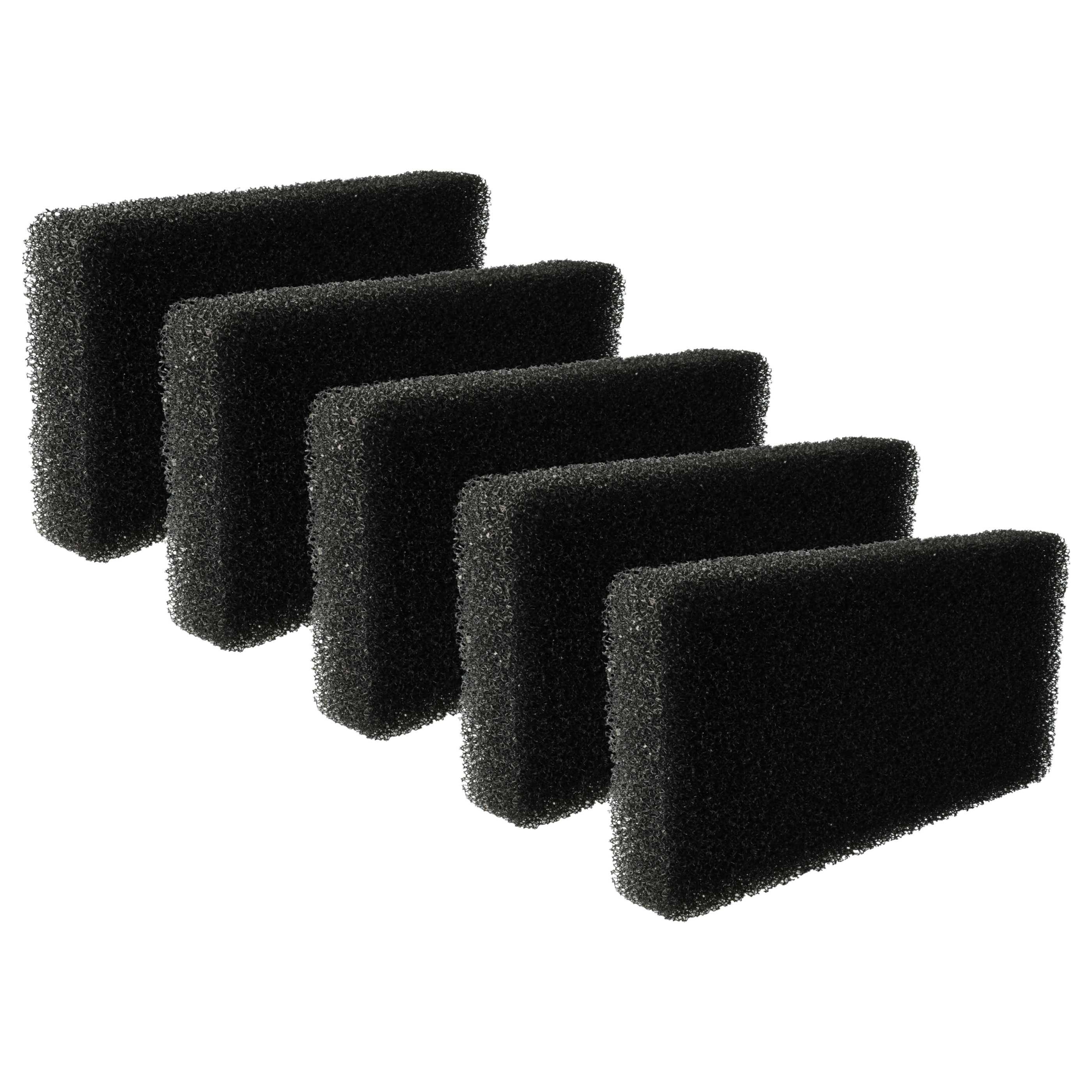 vhbw 5x Schaumfilter kompatibel mit Gorenje SP10/320 D7565J, SP10/320 D7564JR, SP10/320 D7564, SP10/320 D7562J, SP10/320 D7560A+ Wäschetrockner