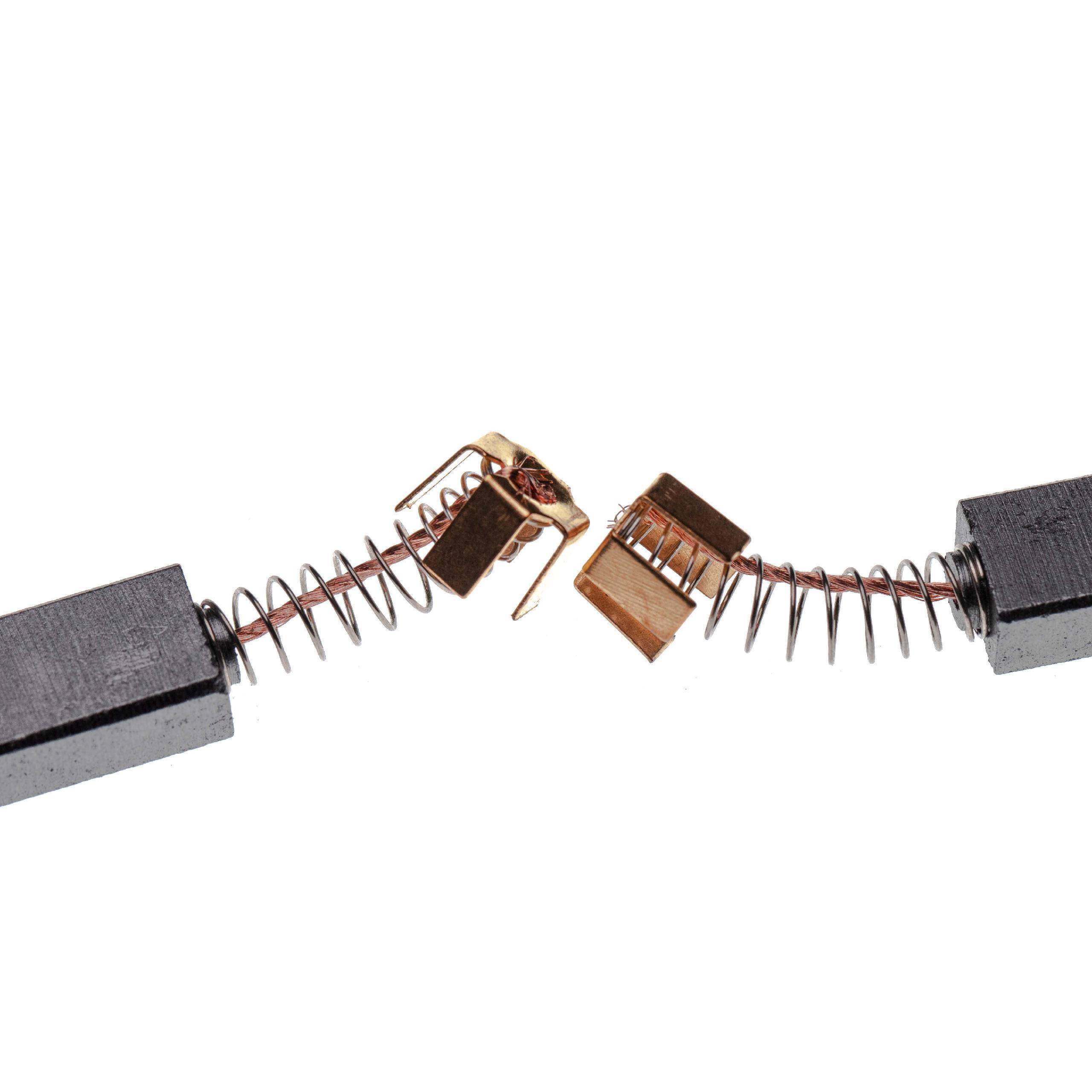 vhbw 2x Kohlebürste 6 x 10 x 16 mm kompatibel mit Makita RP0900, MT361, 8406, 1911B, JR3010, HP2010N Elektrowerkzeug