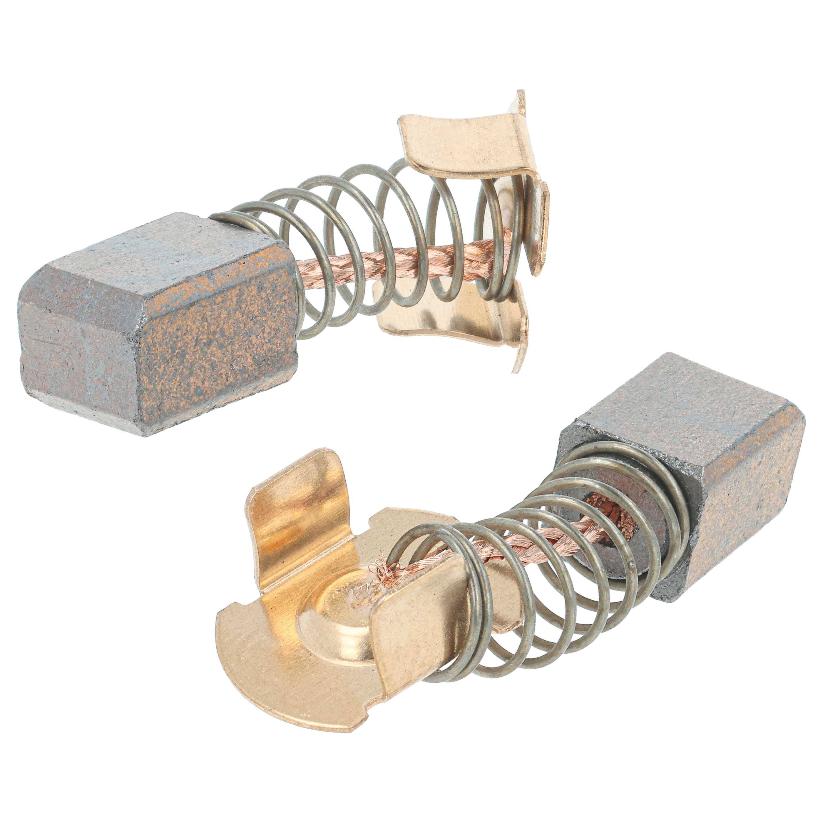 vhbw 2x Kohlebürste, Motorkohle, Schleifkohle 7 x 7,3 x 11mm kompatibel mit Makita BGA452RFE, BGD800RFE, BHP460, BHR162RFE, BHR200 Elektrowerkzeug