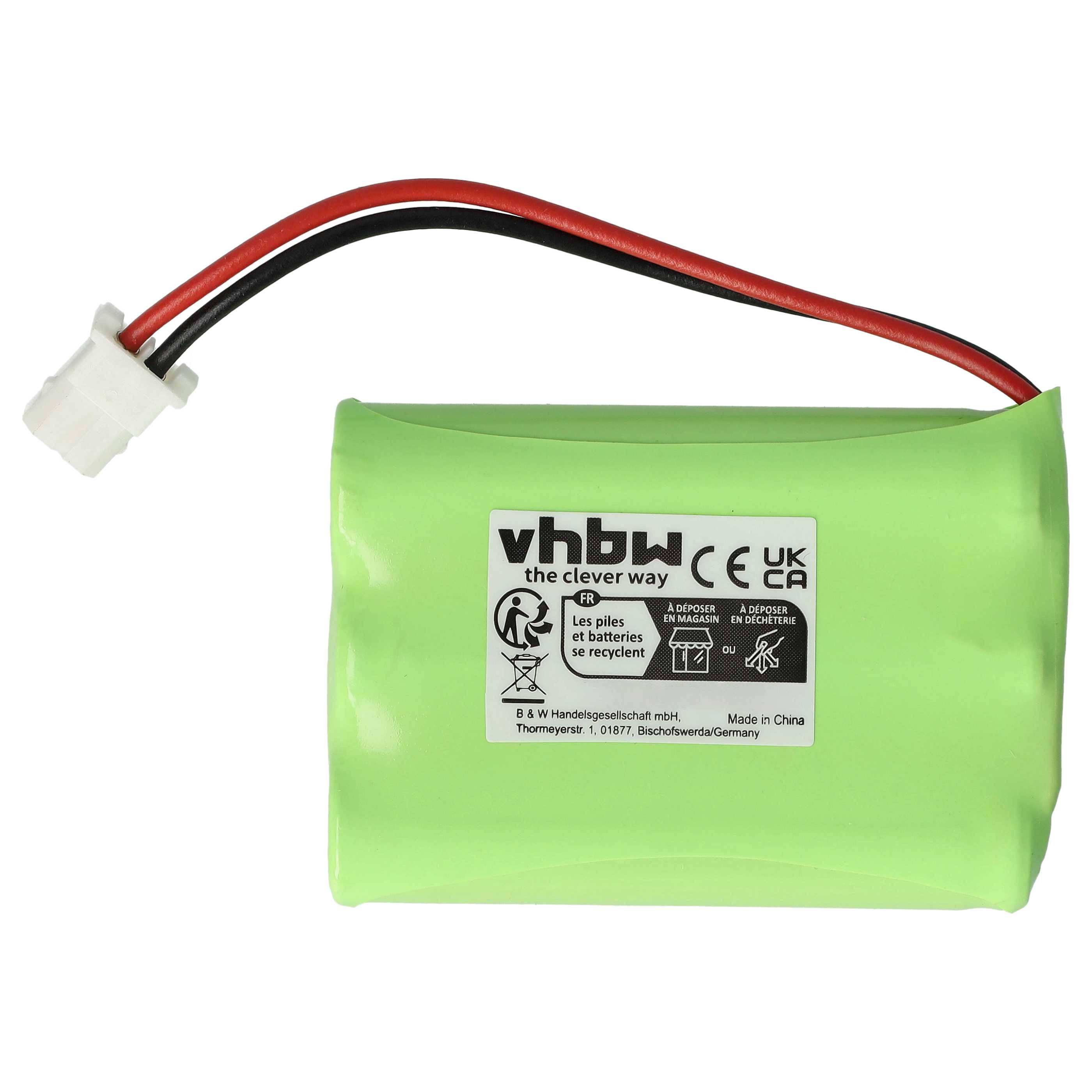 vhbw Akku kompatibel mit Motorola MBP481, MBP482, MBP483 Babyphone Babytalker (700 mAh, 3,6 V, NiMH)