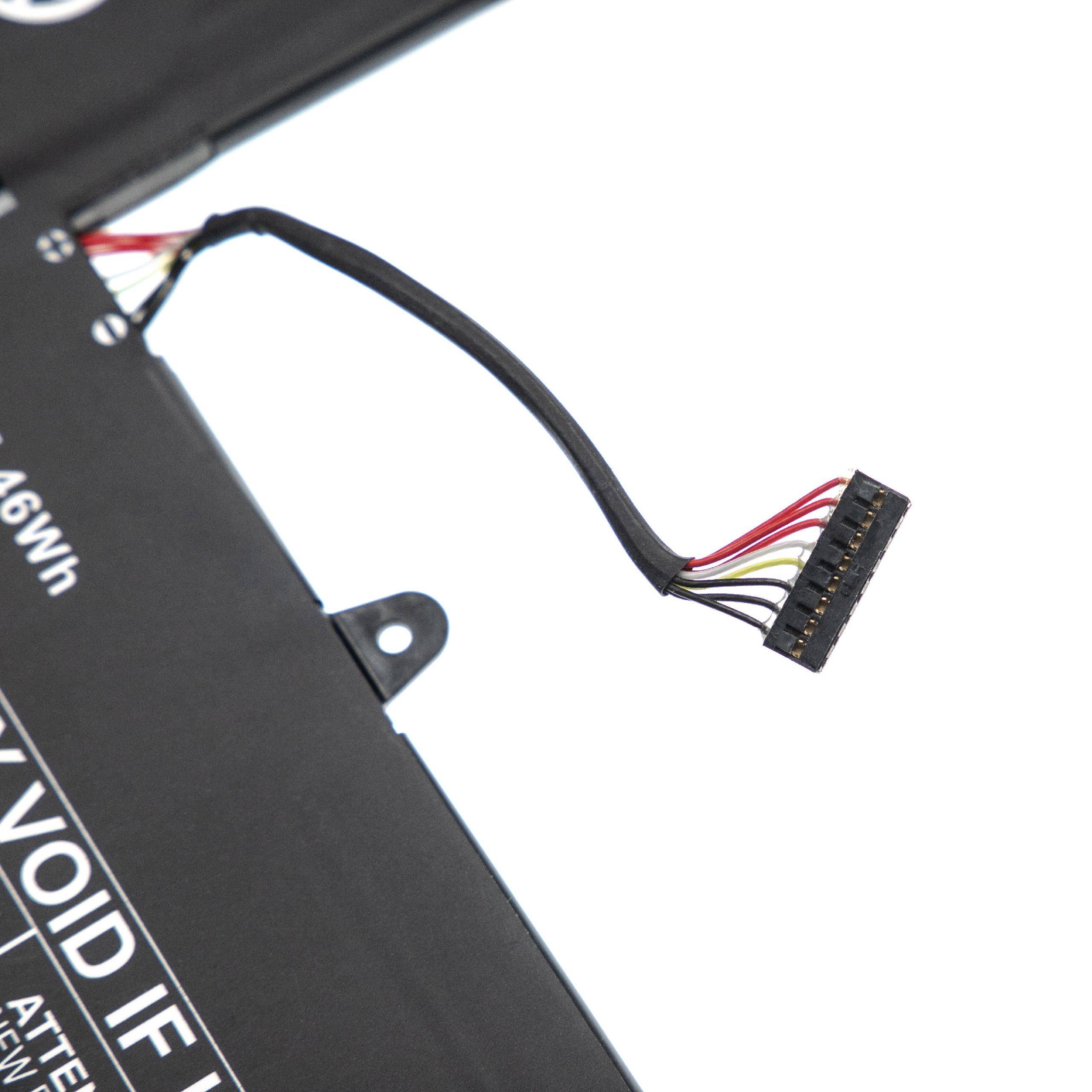 vhbw Akku kompatibel mit Asus VivoBook R209HA-FD0048T-BE, R209HA-FD0047T, R209HA-FD0048T Notebook (3350 mAh, 7,6 V, Li-Polymer)