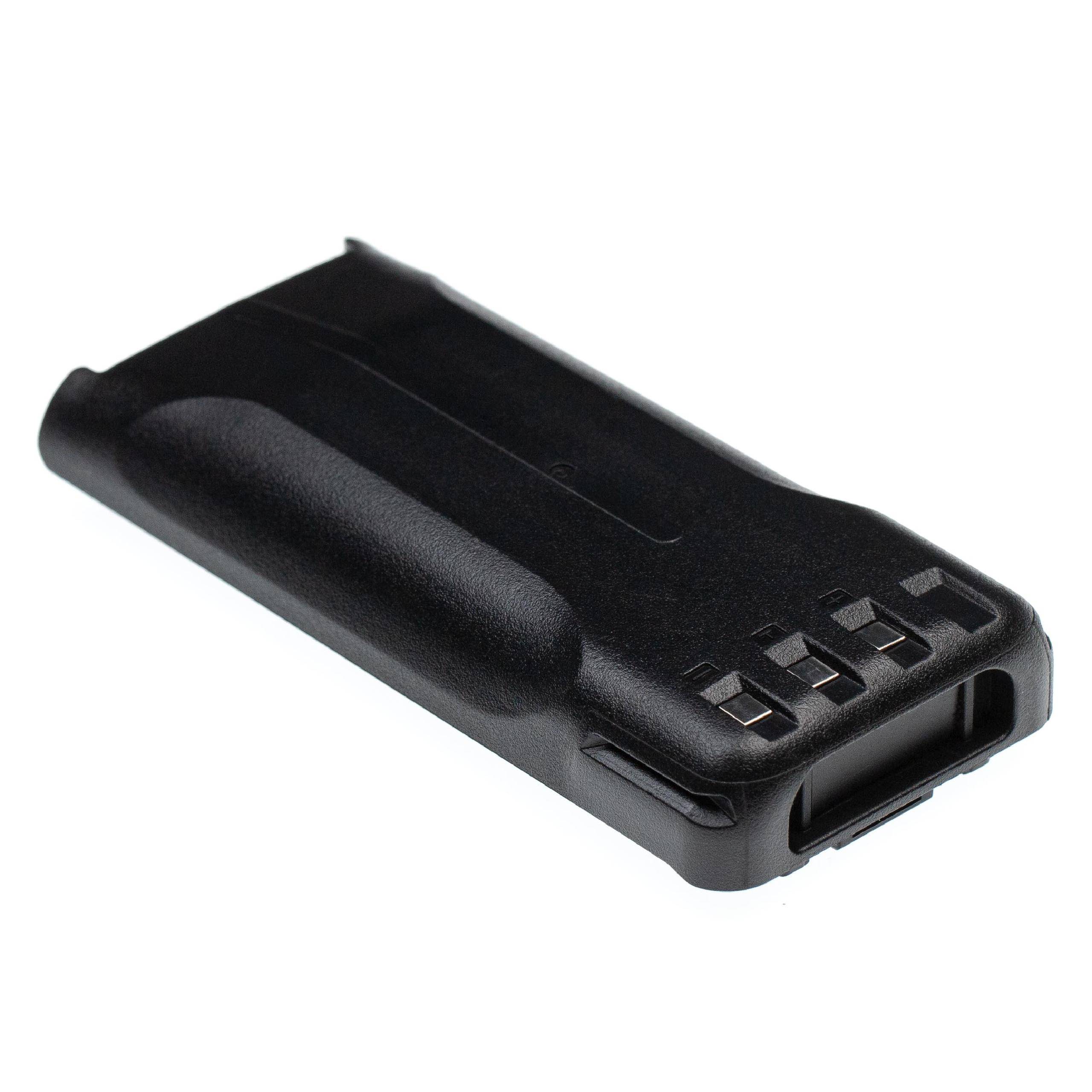 vhbw Akku kompatibel mit Kenwood TK-2312, TK-2400, TK-2400VP, TK-2402, TK-2402V16P Funkgerät, Walkie Talkie (2600mAh, 7,4V, Li-Ion)