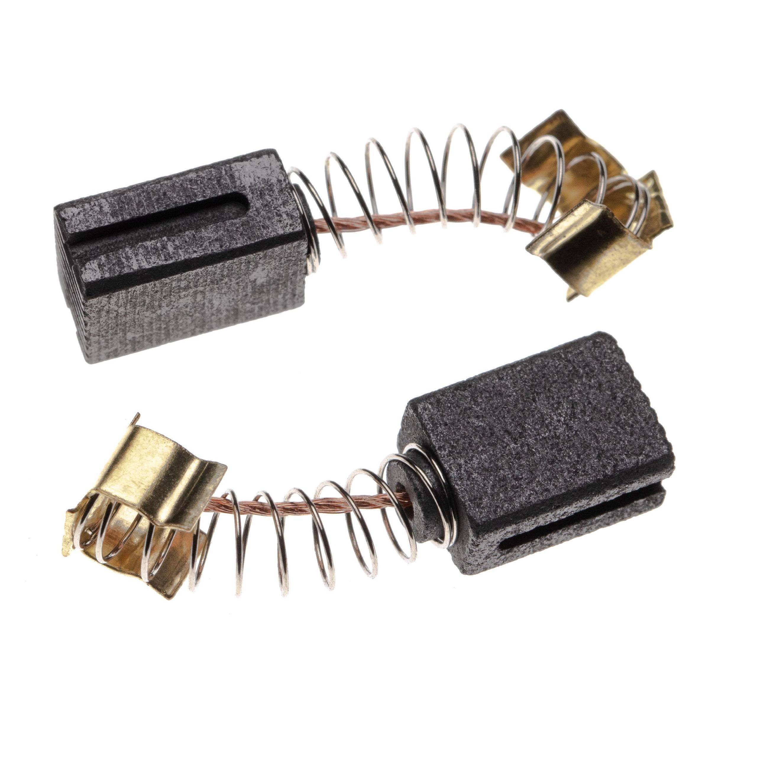 vhbw 2x Kohlebürste 6 x 9 x 12 mm kompatibel mit Makita HR2601 Type 1 | HR2601 Type 2, HR2455 Type 2, HR2475, JR1000FTK Elektrowerkzeug