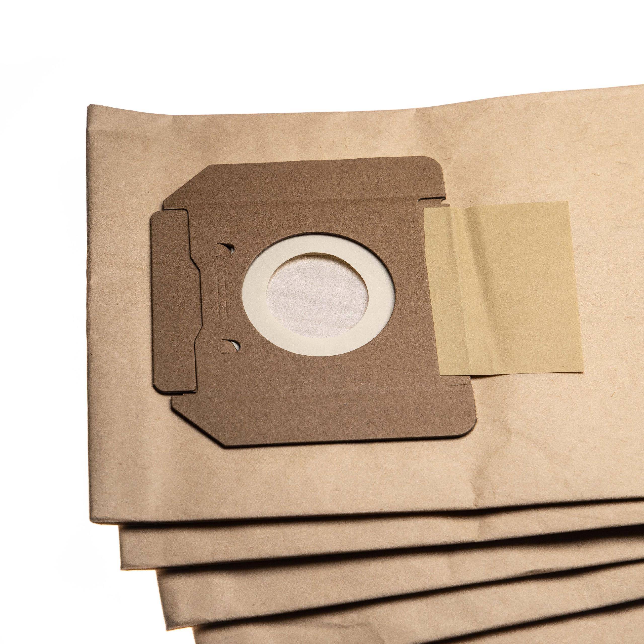 vhbw 50x Staubsaugerbeutel kompatibel mit Kärcher NT 611 Eco, NT 611 Eco M, NT 611 Eco M A, NT 611 Eco TE Staubsauger - Papier, 75,5cm x 20cm, braun