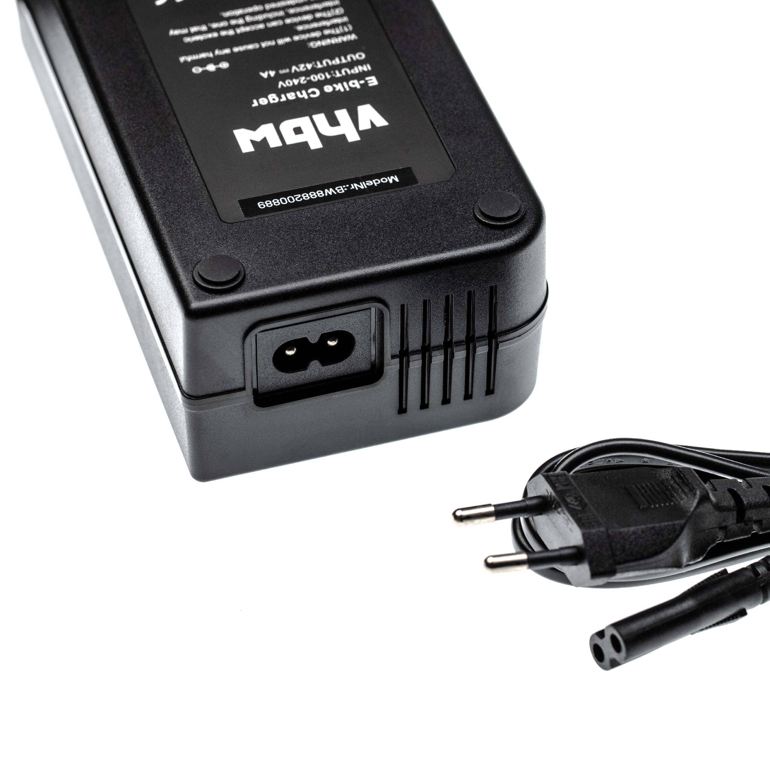 vhbw Ladegerät kompatibel mit Aldi Fahrradakkus, E-Bike - Für Akkus mit Rundstecker-Anschluss