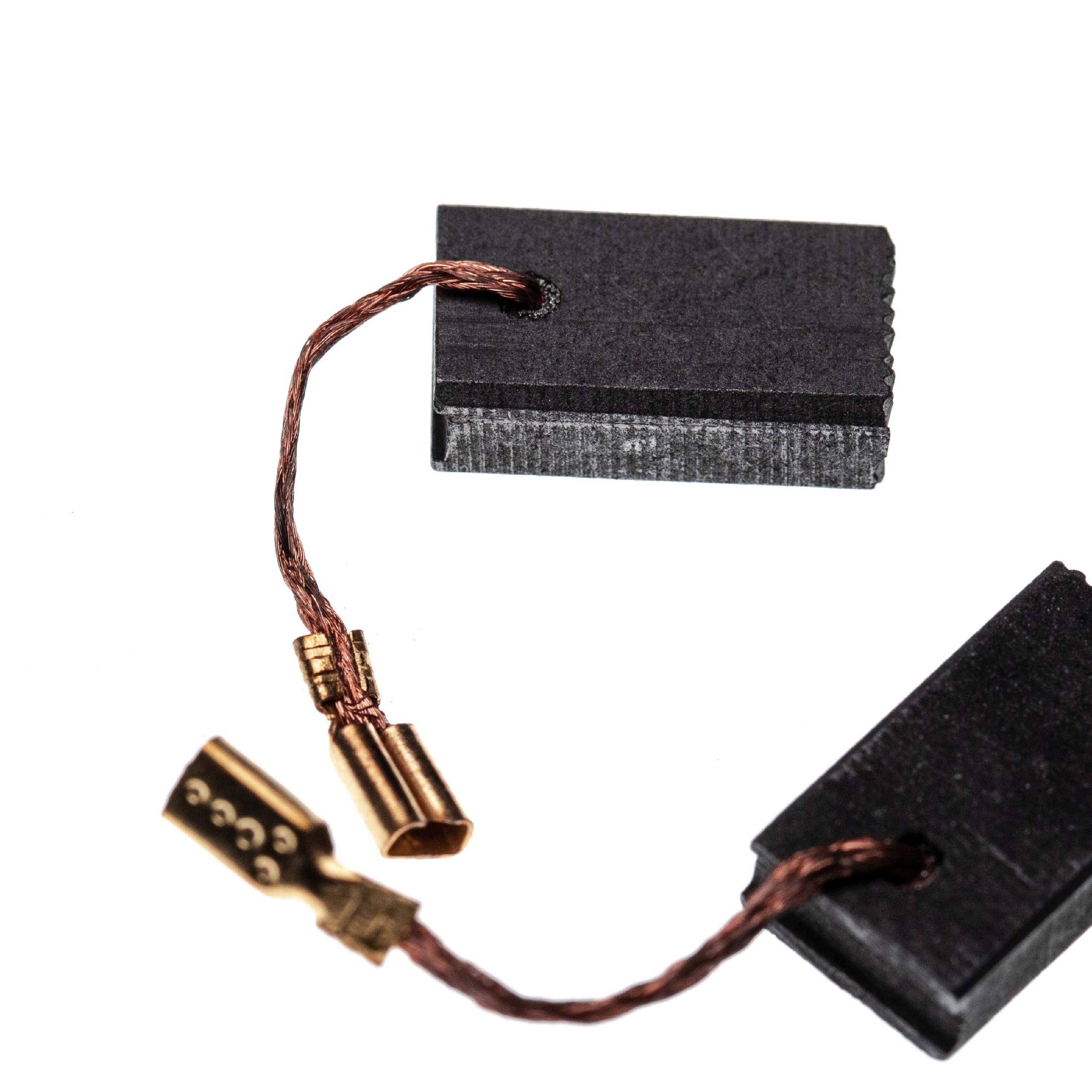 vhbw 2x Kohlebürste 5 x 10 x 17 mm kompatibel mit Bosch GWS 14-125 C, GWS 14-125 CE, GWS 14-125 CI Elektrowerkzeug