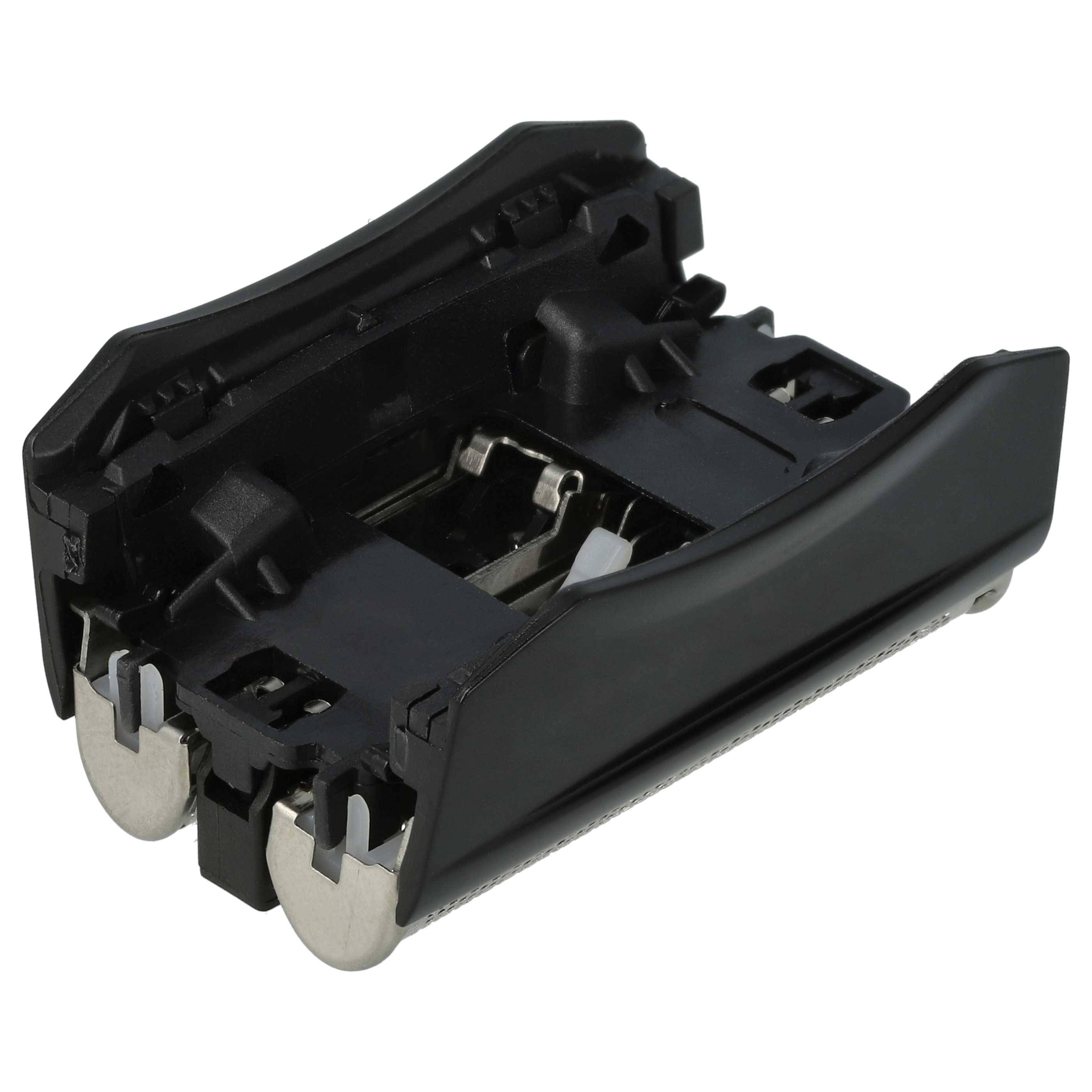 vhbw Rasierkopf kompatibel mit Braun Typ 5671, 5673, 5674, 5692, 5693, 5694, 5695 Elektrorasierer - Scherkopfkassette, schwarz