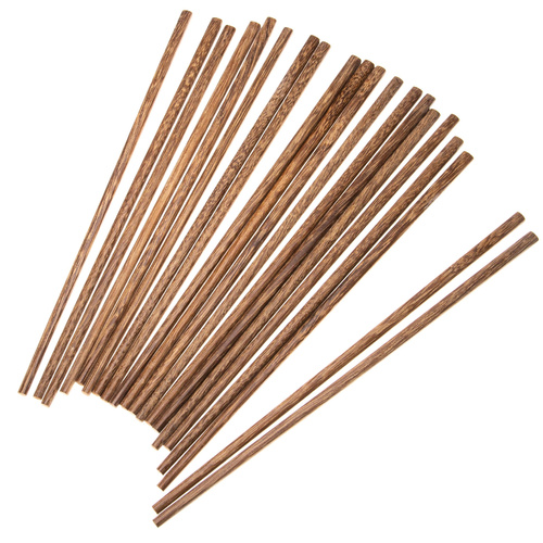 vhbw 10 Paar Essstäbchen - Chopsticks, Kassod-Baum-Holz, braun