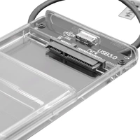 vhbw SATA III zu USB 3.0 Adapter, Anschlusskabel für 2'5" HDD, SSD Festplatten - Festplattenkabel, Plug & Play Fähig, mit Gehäuse, Transparent vhbw SATA III zu USB 3.0 Adapter, Anschlusskabel für 2'5" HDD, SSD Festplatten - Festplattenkabel, Plug & Play Fähig, mit Gehäuse, Transparent