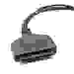 vhbw SATA III zu USB 3.0 Adapter Festplattenkabel Anschlusskabel kompatibel mit 2,5" HDD, SSD Festplatten, Plug & Play fähig schwarz