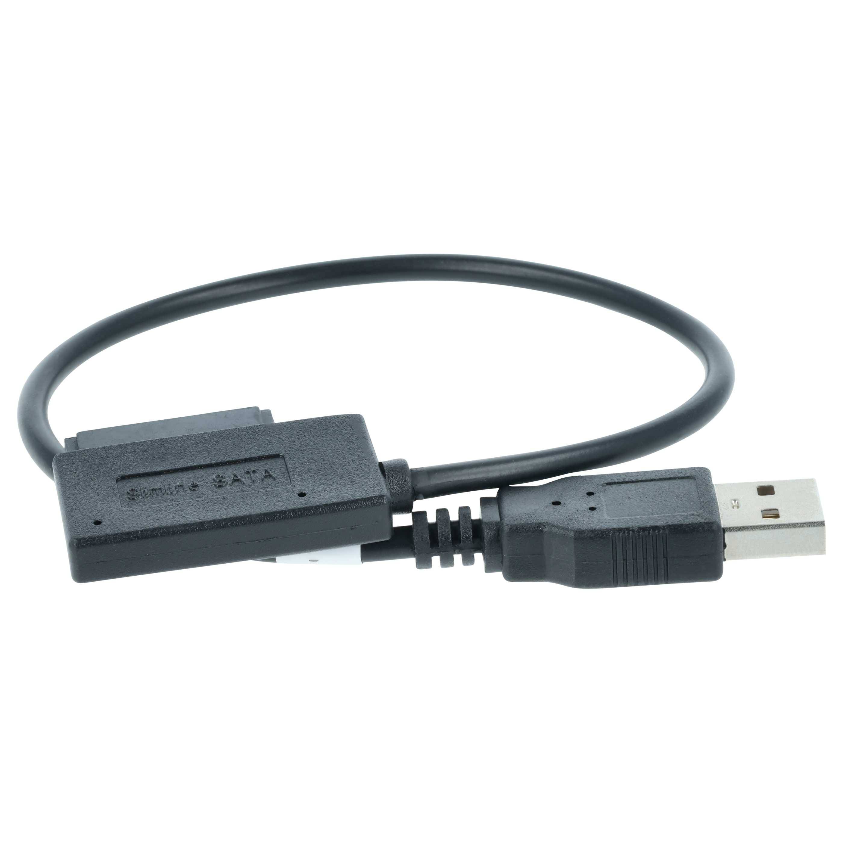 vhbw Slimline SATA II 13 Pin auf USB Adapter Kabel - Adapterkabel für CD/DVD Laufwerke und Festplatten