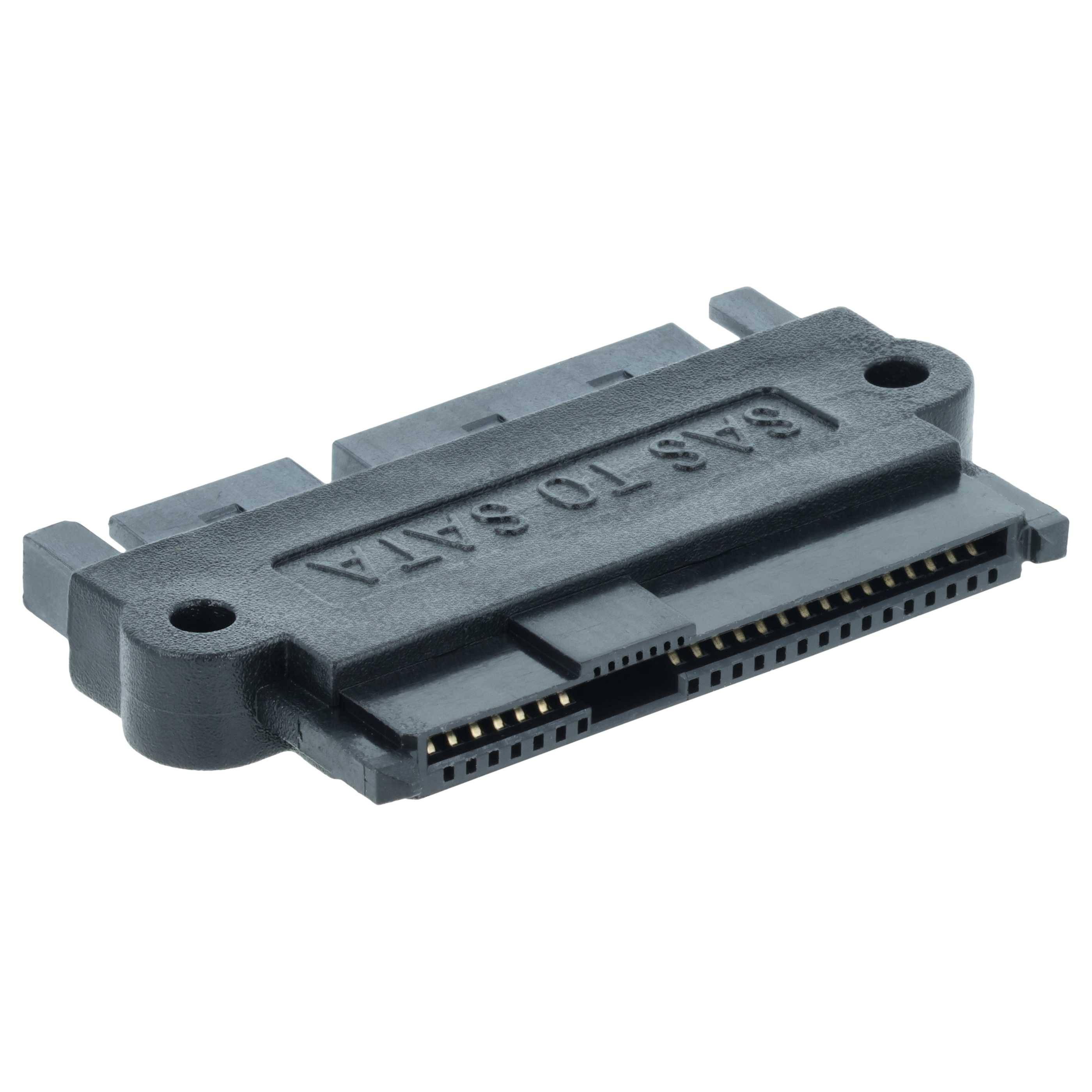 vhbw SAS - SATA Adapter für Festplatte & Controller - Festplattenadapter, Plug & Play