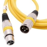 vhbw DMX-Kabel XLR Stecker auf XLR Buchse kompatibel mit Beleuchtung, Schweinwerfer, Bühnenlicht - 3-polig, PVC Kabel-Mantel, gelb, 2m vhbw DMX-Kabel XLR Stecker auf XLR Buchse kompatibel mit Beleuchtung, Schweinwerfer, Bühnenlicht - 3-polig, PVC Kabel-Mantel, gelb, 2m