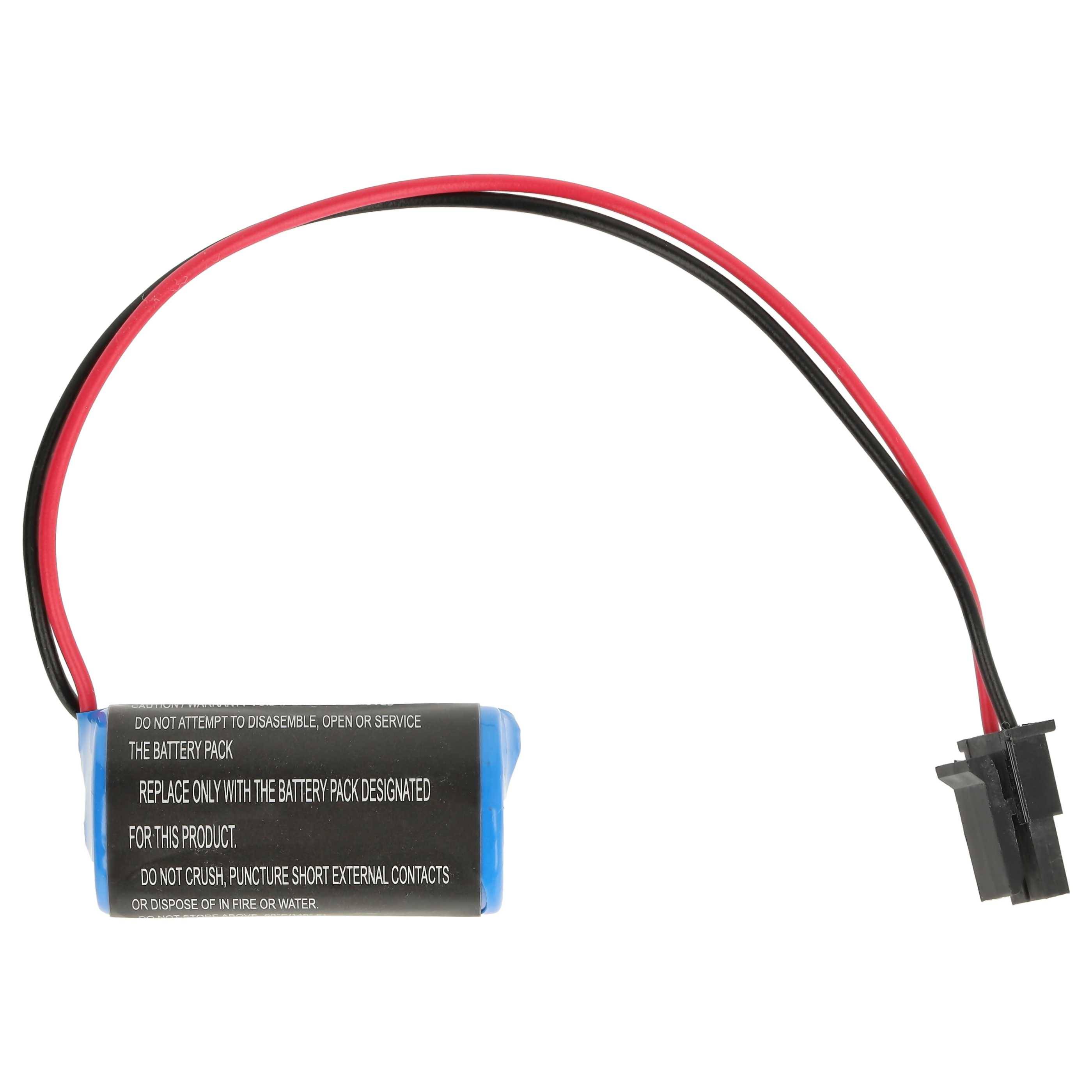 vhbw 5x Akku kompatibel mit Allen Bradley Series B 1756-L6X/B, Series B 1756-L65/B Steuereinheit (1200 mAh, 3 V, Li-MnO2)