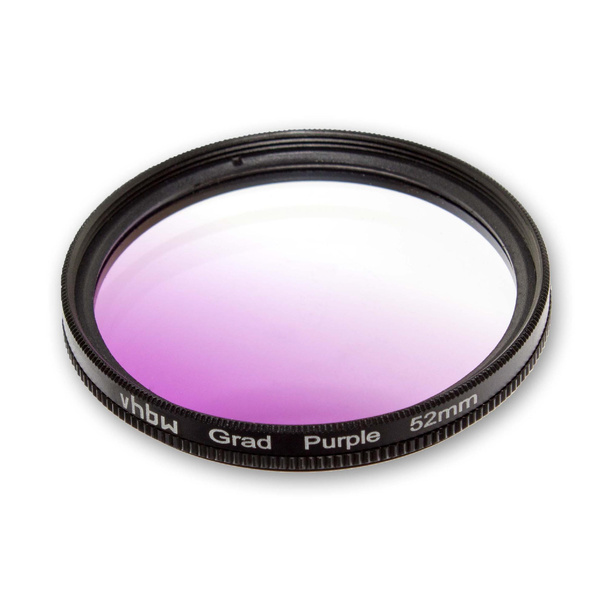 vhbw Universal Farb Verlaufsfilter 52mm lila passend für Canon EF 135 mm 2.8 (Soft-Fokus)