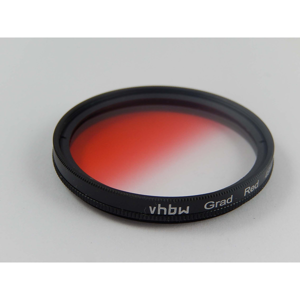 vhbw Universal Farb Verlaufsfilter 52mm rot passend für Canon EF 135 mm 2.8 (Soft-Fokus)