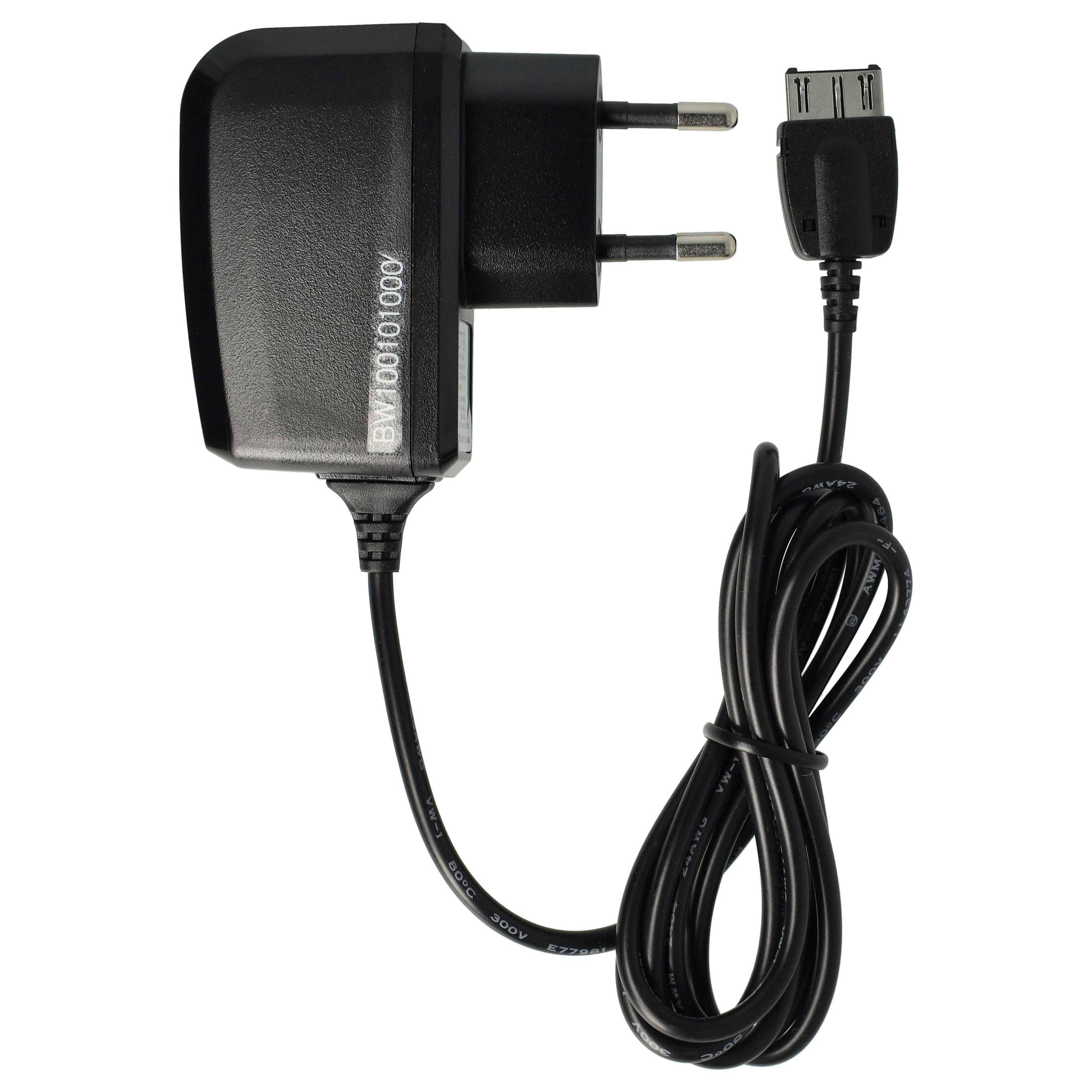 vhbw Ladegerät kompatibel mit Siemens A57, A58, 62er Serie, A60, 75er Serie, A52, A55, A65, A70, A75, 65er Serie, 70er Serie Handy, Telefon