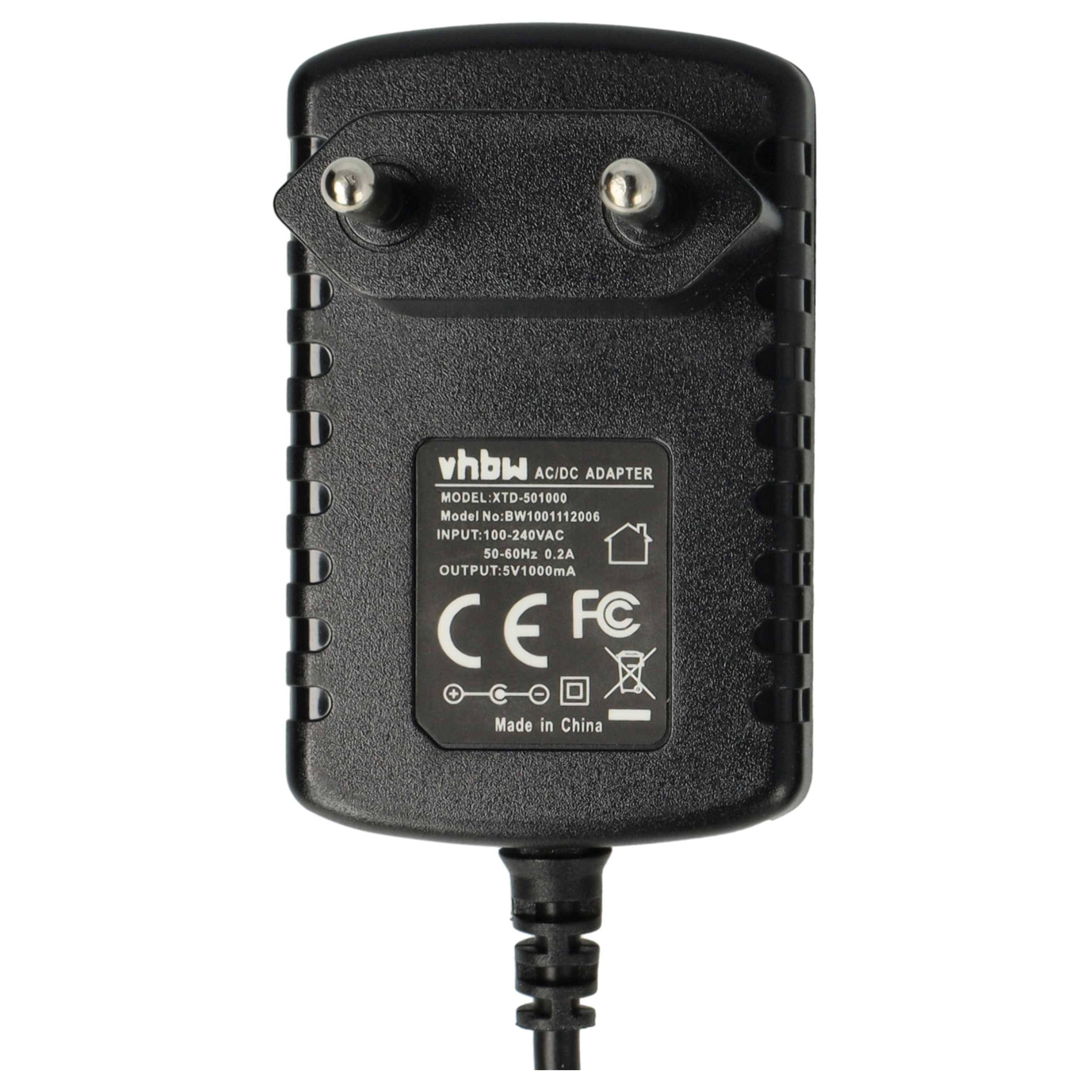 vhbw Ladegerät 110-220V kompatibel mit Motorola Razr2 E8, Q 9h, Q9, U9, V8, V9 Handy, Telefon