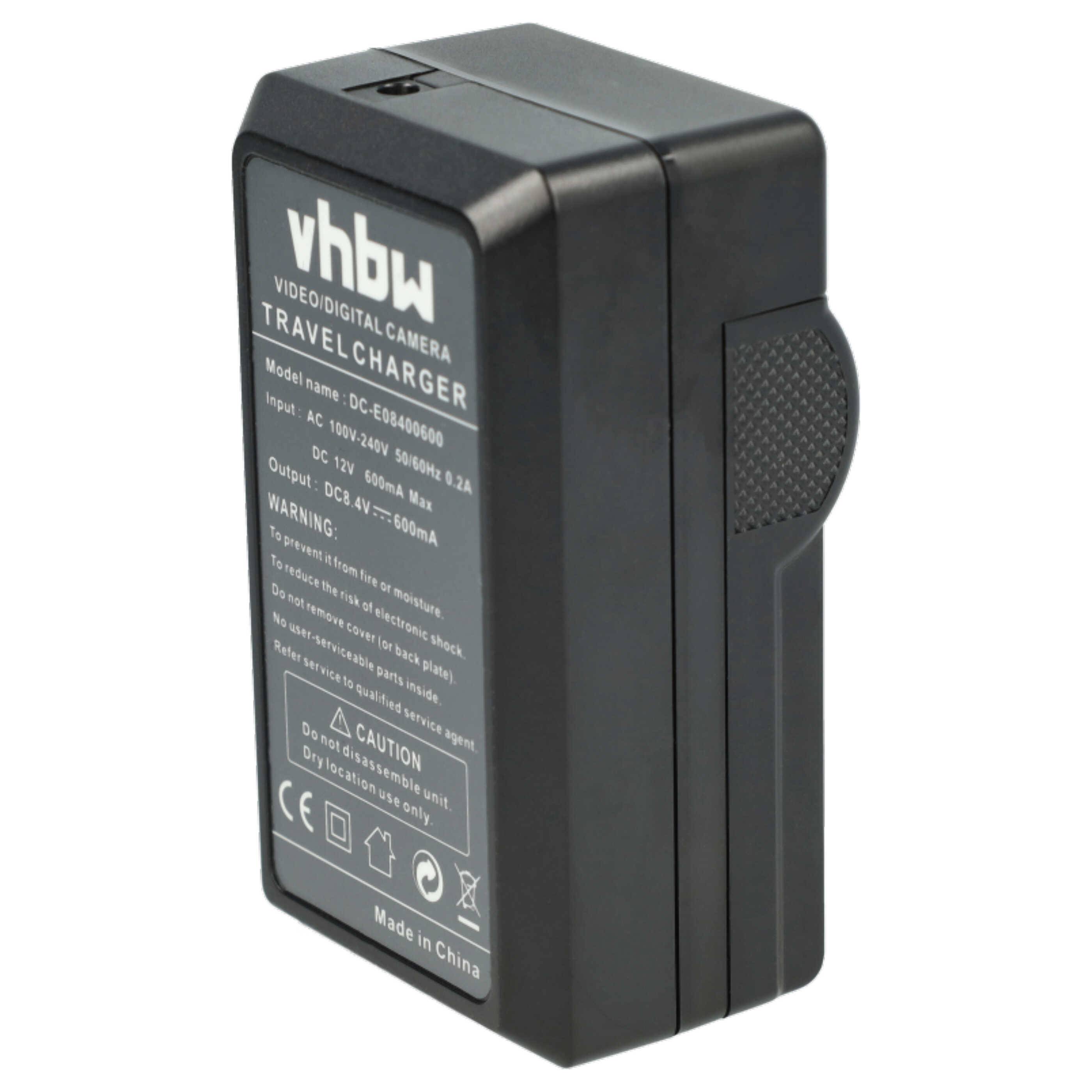 vhbw Ladegerät kompatibel mit Sigma BP-21 Kamera Camcorder/Akku - Ladeschale, Kfz-Adapter, Ladeanzeige, 8,4 V