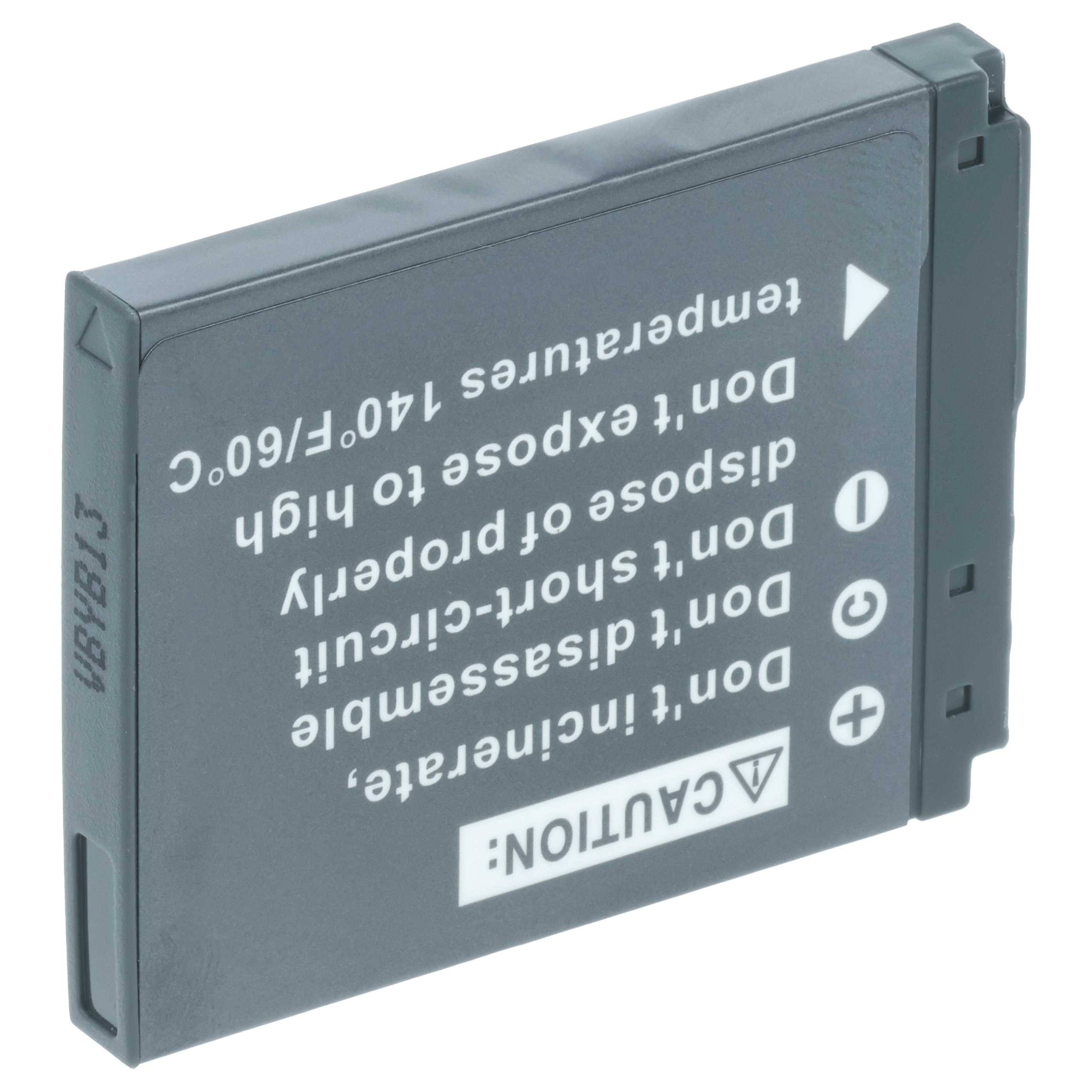 vhbw 1x Akku kompatibel mit Sony Cybershot DSC-T200, DSC-T300, DSC-T500, DSC-T700, DSC-T2, DSC-T70 Kamera (500 mAh, 3,6 V, Li-Ion)