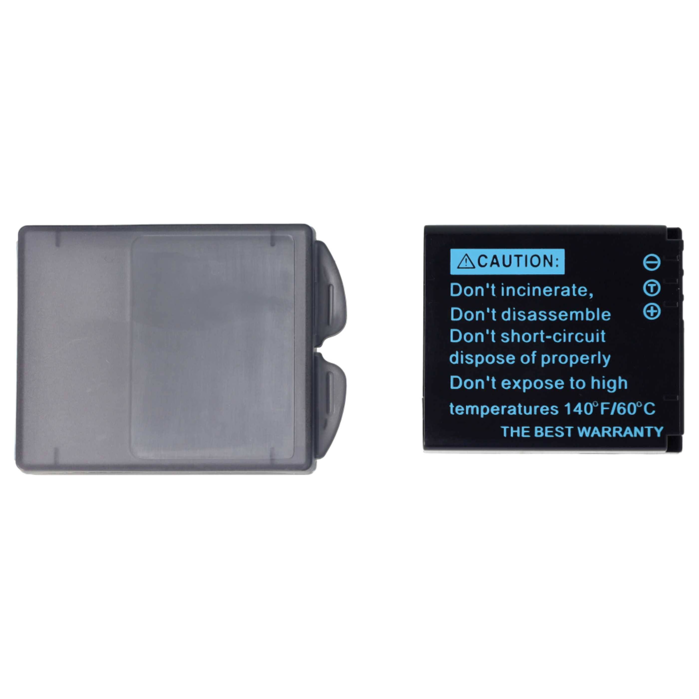 vhbw 3x Akku Ersatz für Fuji NP-70 | für Kamera (750 mAh, 3,6 V, Li-Ion)
