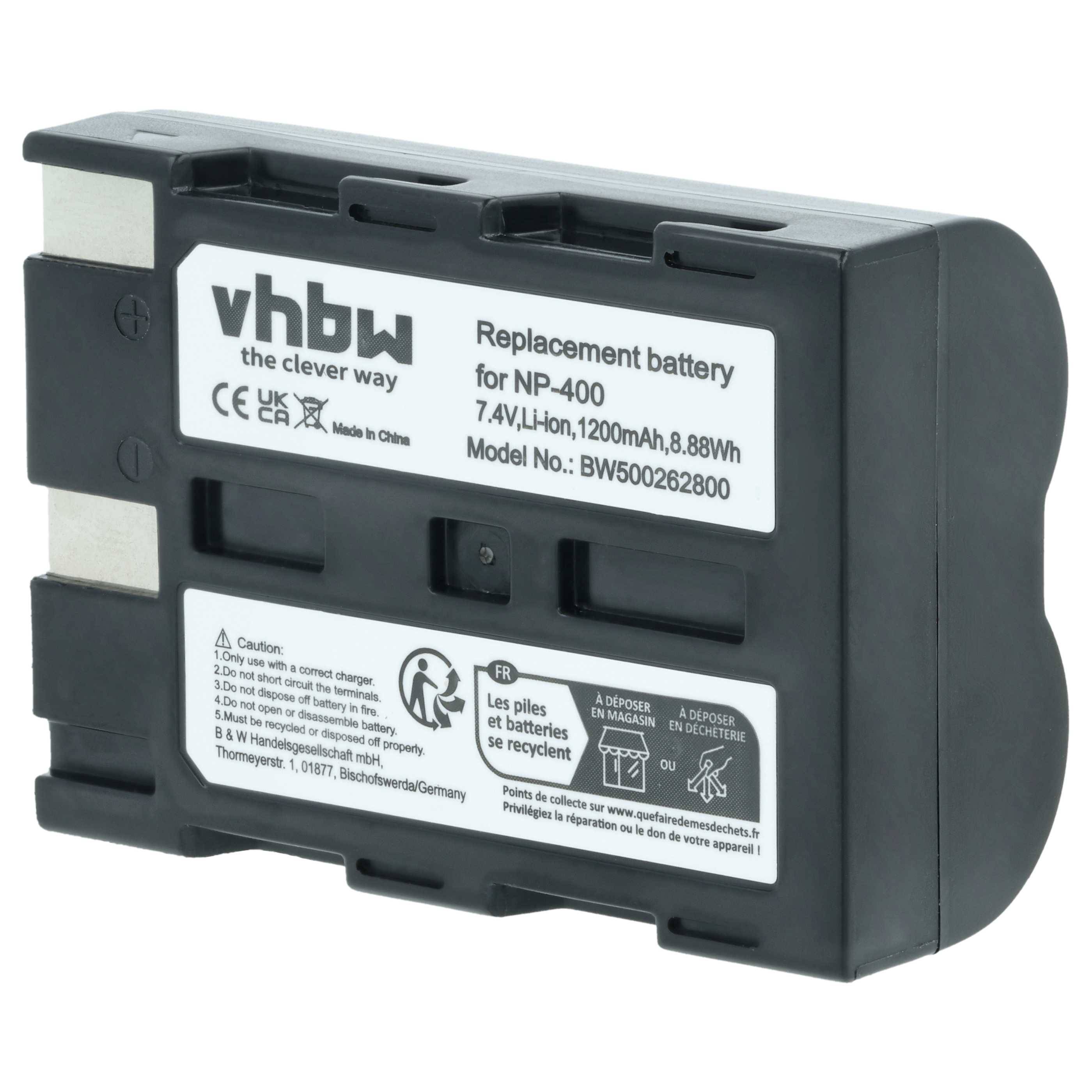 Ersatzbatterie mit der Bezeichnung „vhbw - the clever way