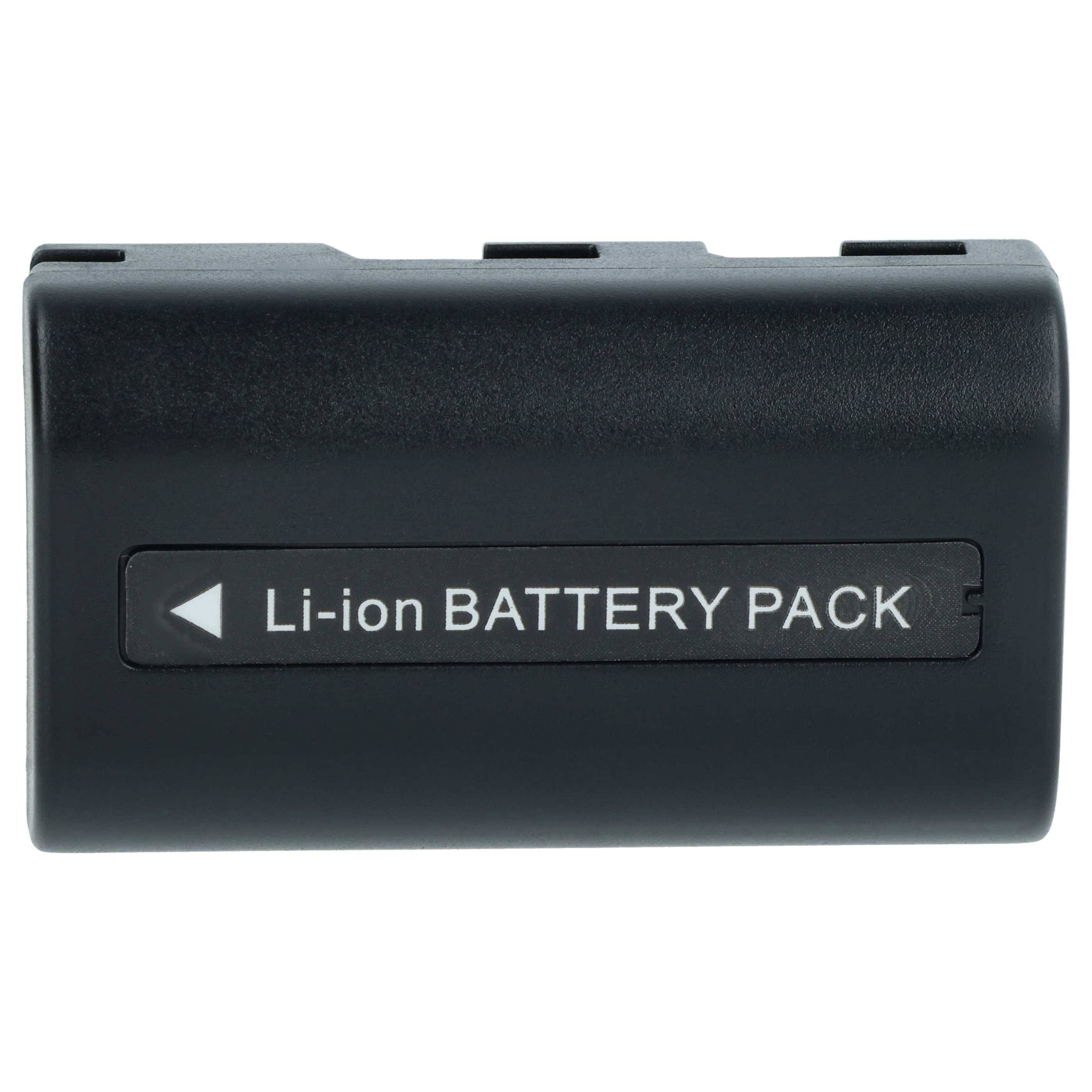 Ein schwarzes Lithium-Ionen-Akkupack mit einem Etikett, das „Li-ion BATTERY PACK