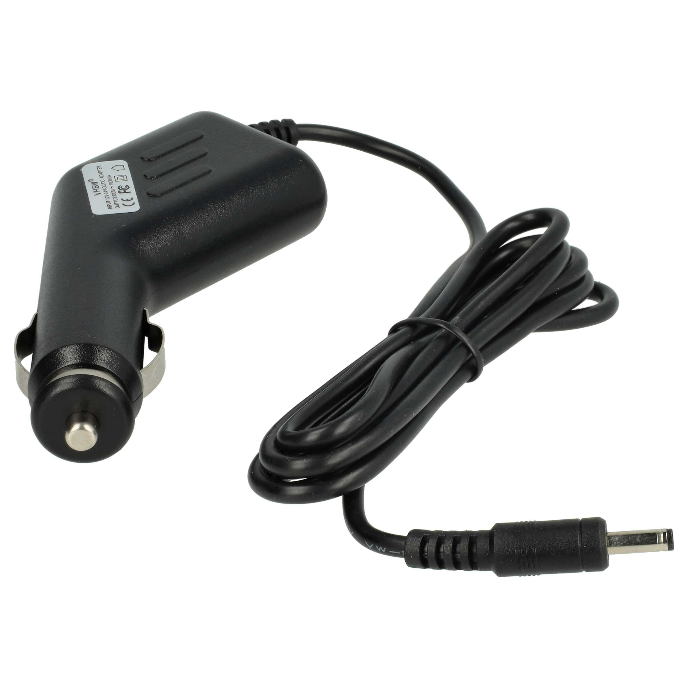vhbw Kfz-Ladekabel kompatibel mit Nokia 2300, 1100, 1110, 1101, 1112, 1110i, 2100 Handy - 12V/24V Ladegerät, 11,8 cm