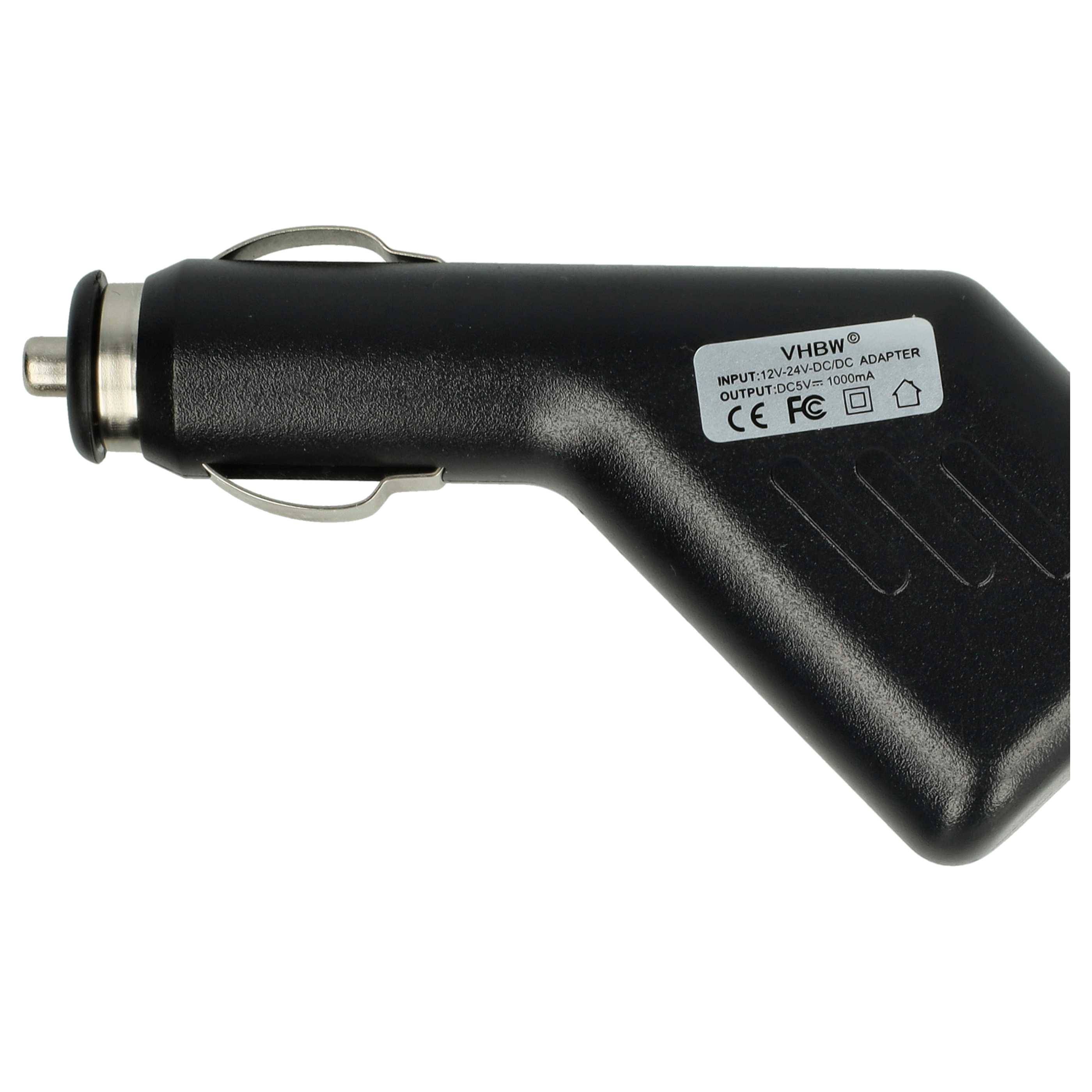 vhbw Kfz-Ladekabel kompatibel mit Nokia N-Gage, N-Gage QD, E60, 9500 Communicator Handy - 12V/24V Ladegerät, 11,8 cm