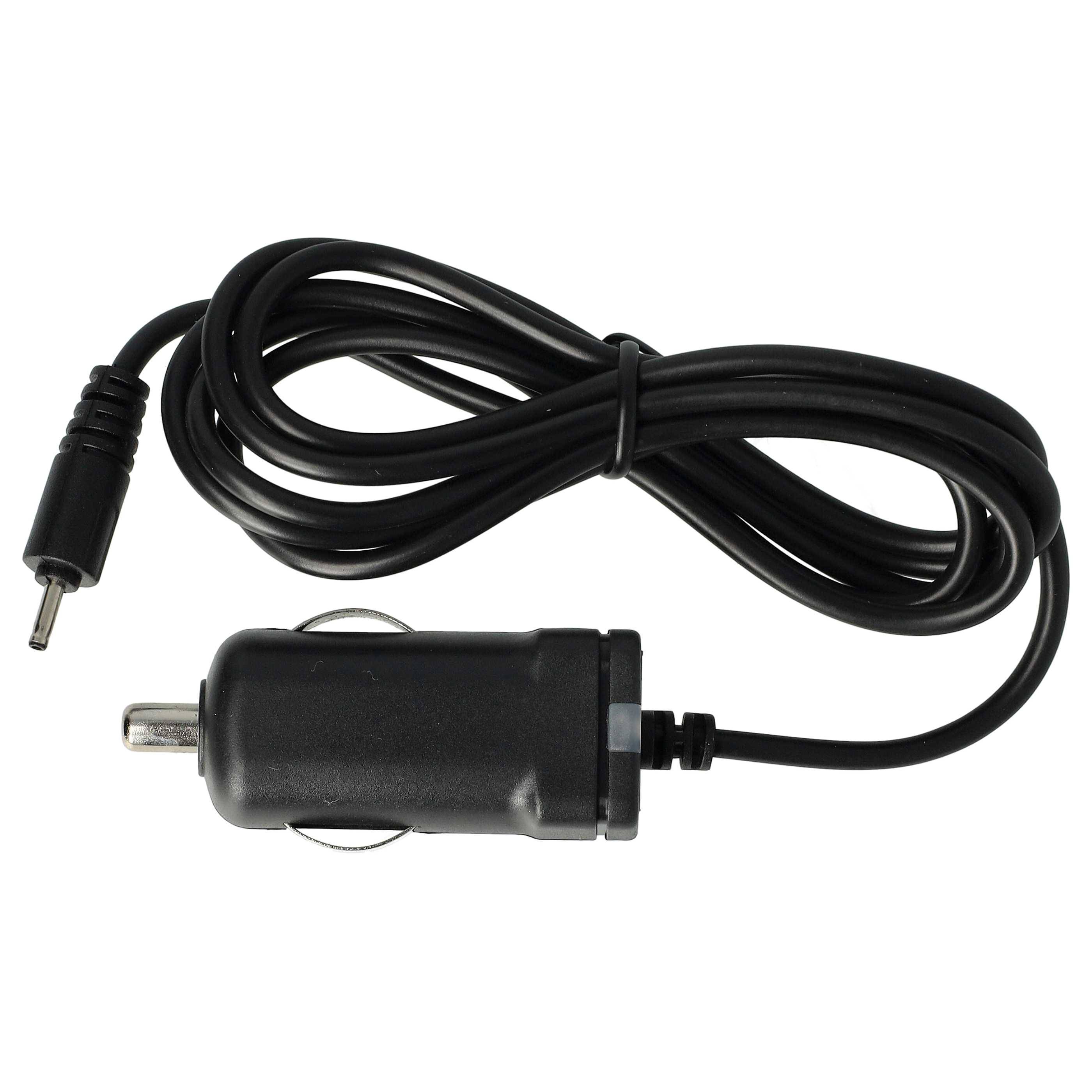 vhbw Kfz-Ladekabel kompatibel mit Nokia N73, N800 internet Tablet, N81, N78, N79, N80, N76 Handy - 12V/24V Ladegerät