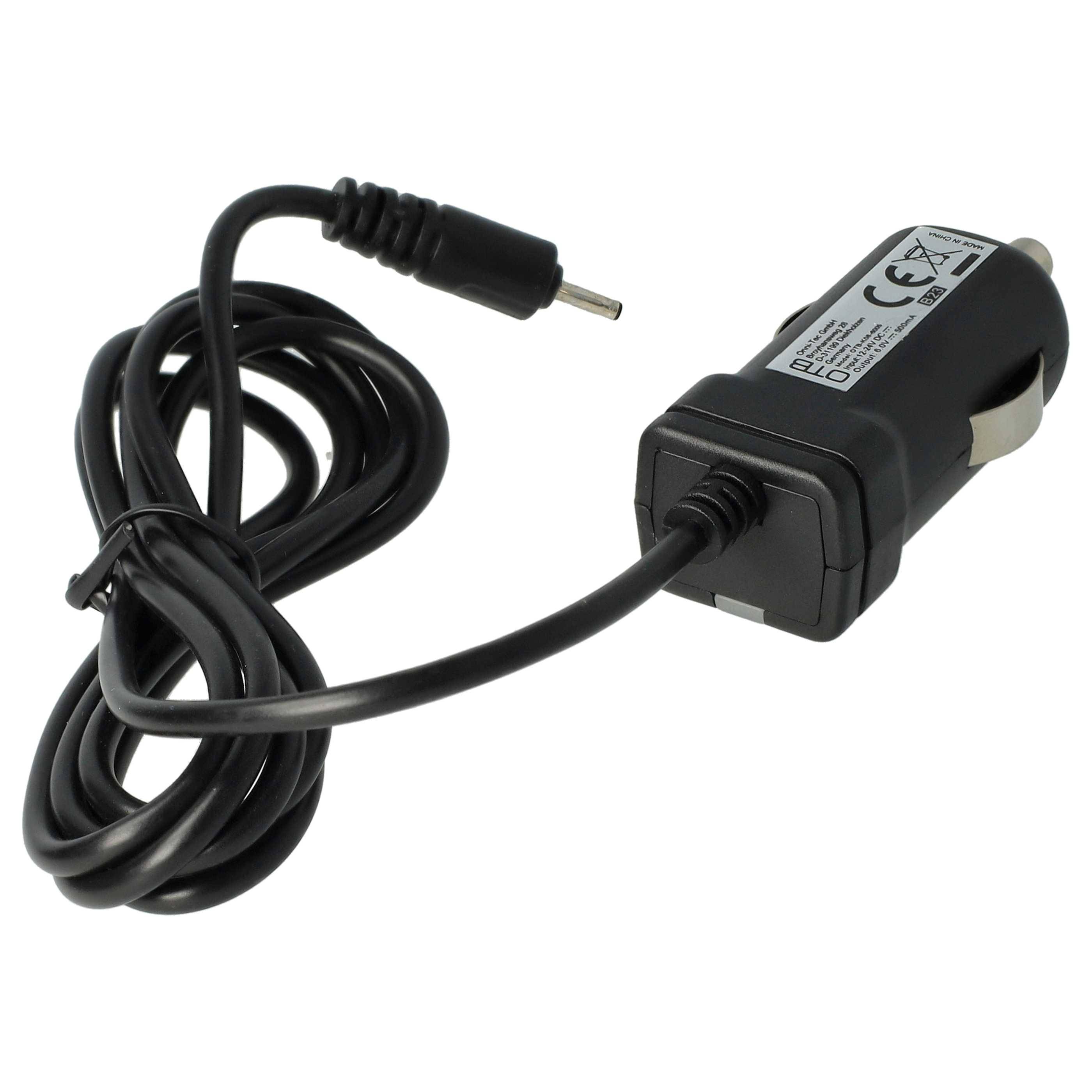 vhbw Kfz-Ladekabel kompatibel mit Nokia N73, N800 internet Tablet, N81, N78, N79, N80, N76 Handy - 12V/24V Ladegerät