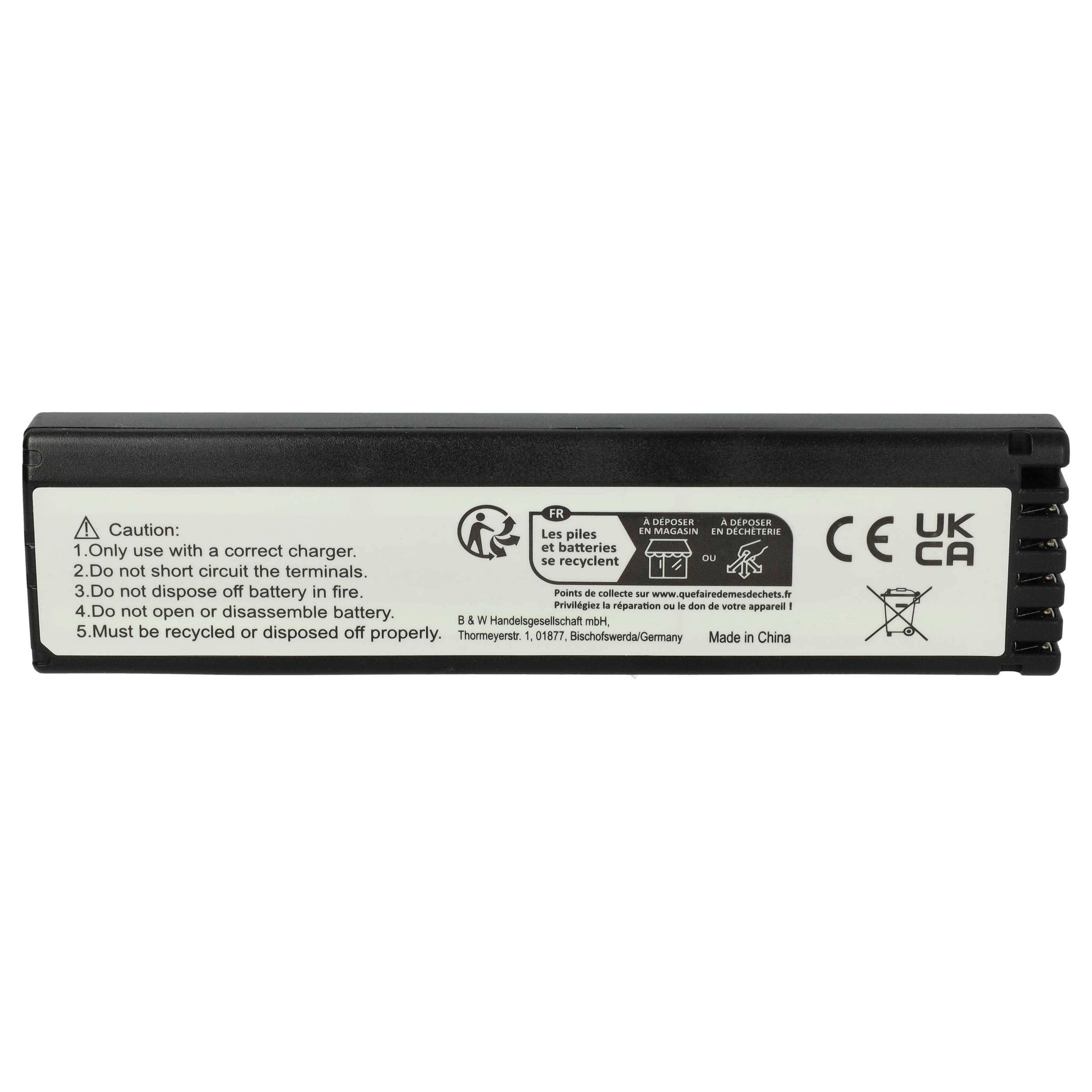 vhbw 2x Akku kompatibel mit SebaKMT 899003810, Digiflex COM Kamera (2150 mAh, 7,2 V, NiMH)