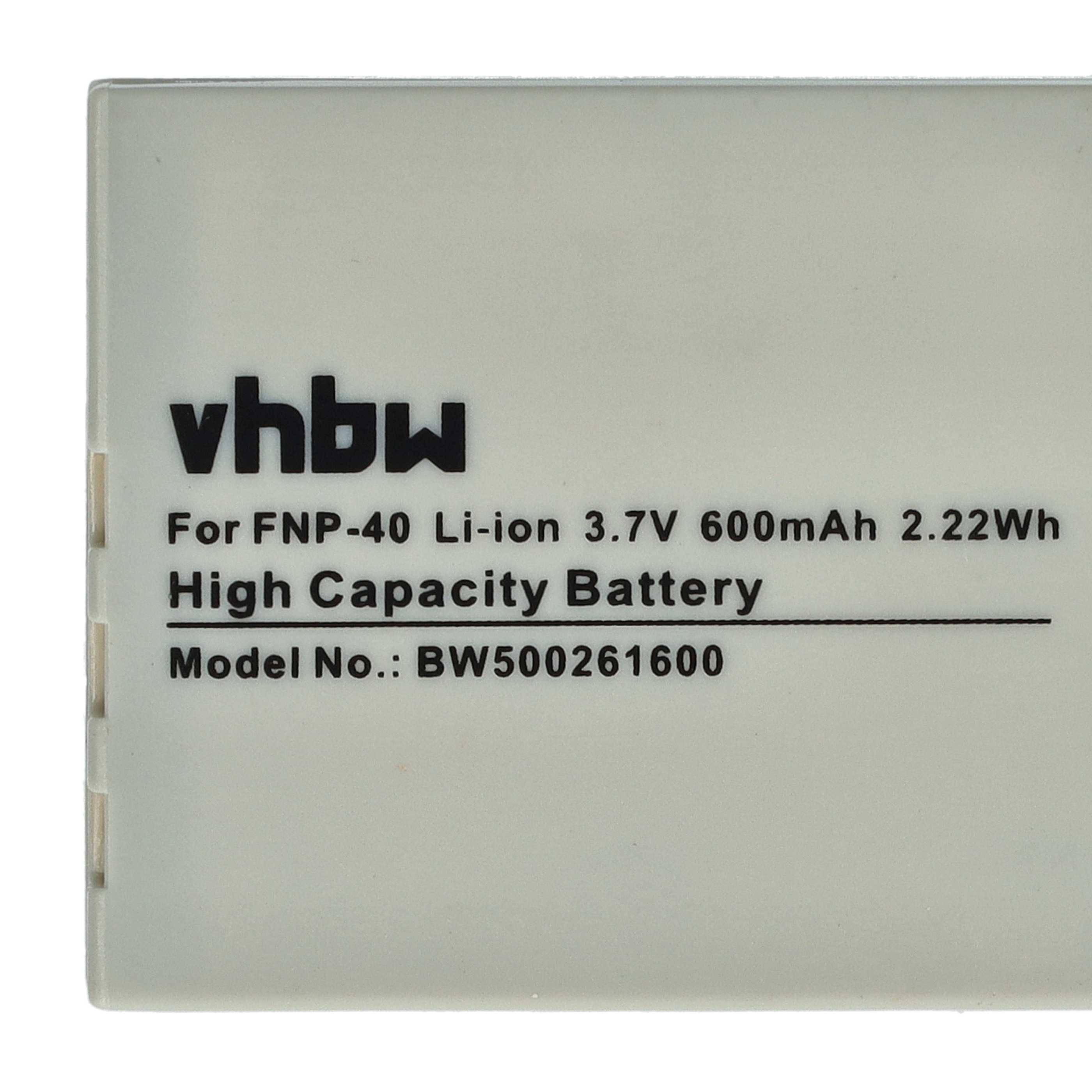 vhbw 3x Akku kompatibel mit Panasonic Lumix DMC-FX7, DMC-FX2 Kamera (500 mAh, 3,6 V, Li-Ion)