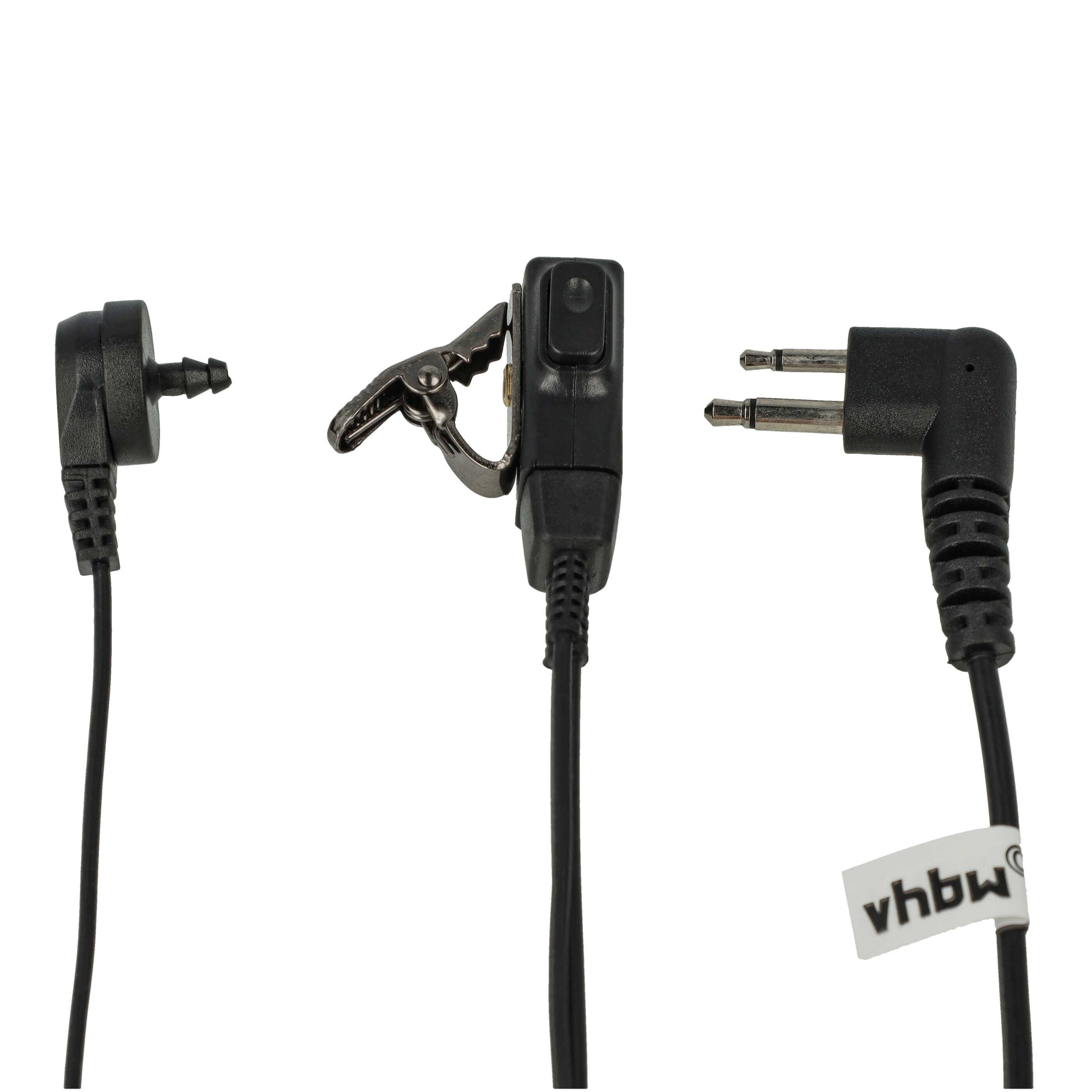 vhbw Headset kompatibel mit Motorola Radius P110 Funkgerät
