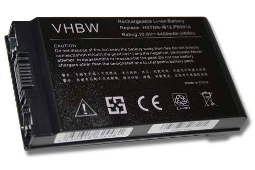 vhbw Akku kompatibel mit HP CompaQ Business Notebook 4200, TC4400, NC4400, TC4200, NC4200 Notebook (4400 mAh, 10,8 V, Li-Ion)