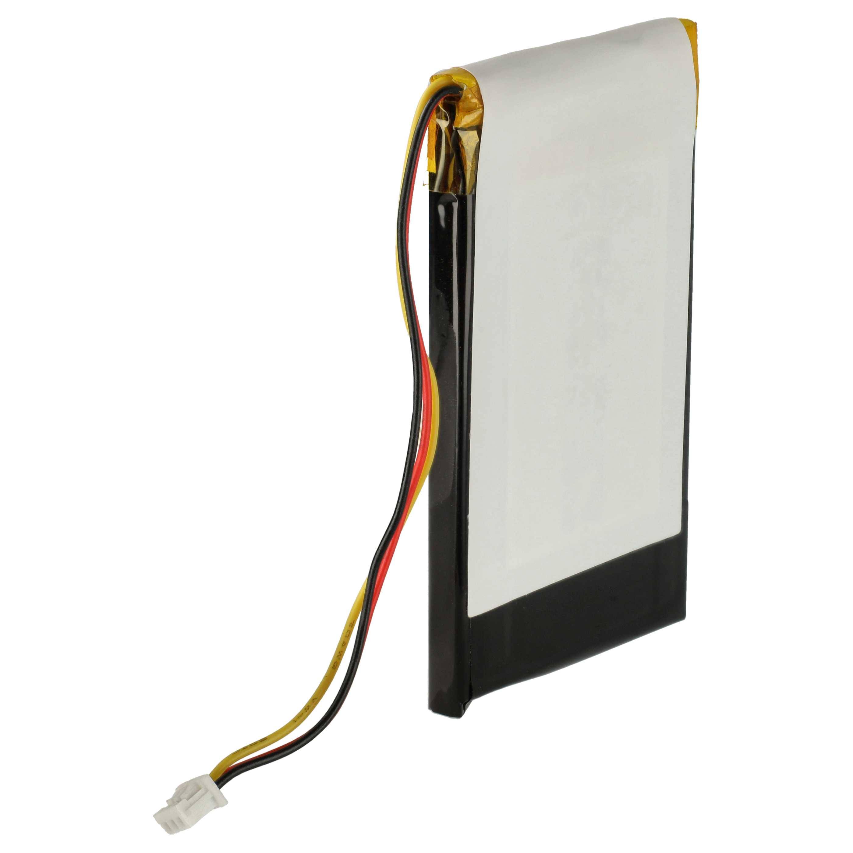 vhbw Akku kompatibel mit TomTom Go 720, 530 Live, 720 Traffic, 630, 630 Traffic, 530 GPS Navigation Navi (1200 mAh, 3,7 V, Li-Polymer)