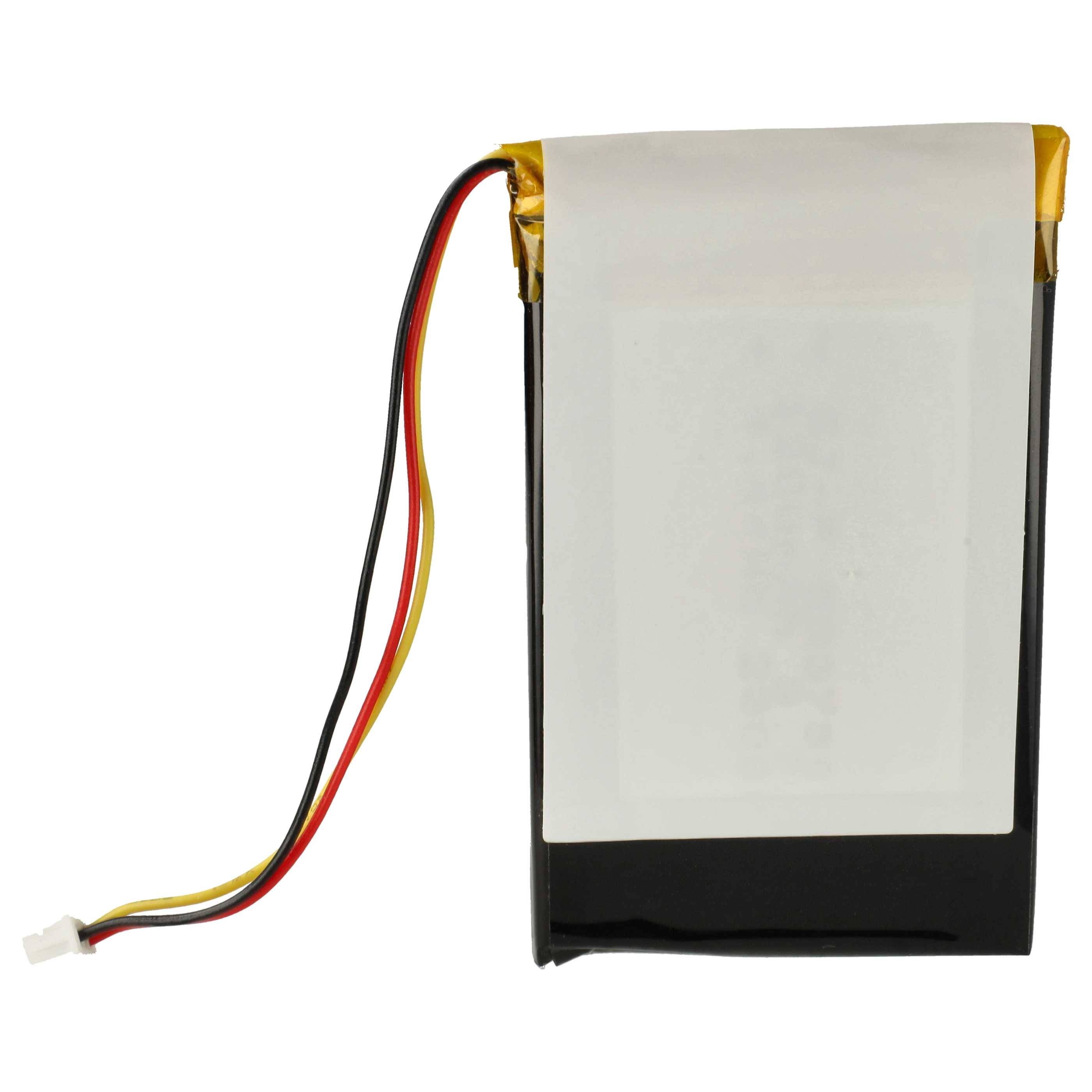 vhbw Akku kompatibel mit TomTom Go 720, 530 Live, 720 Traffic, 630, 630 Traffic, 530 GPS Navigation Navi (1200 mAh, 3,7 V, Li-Polymer)