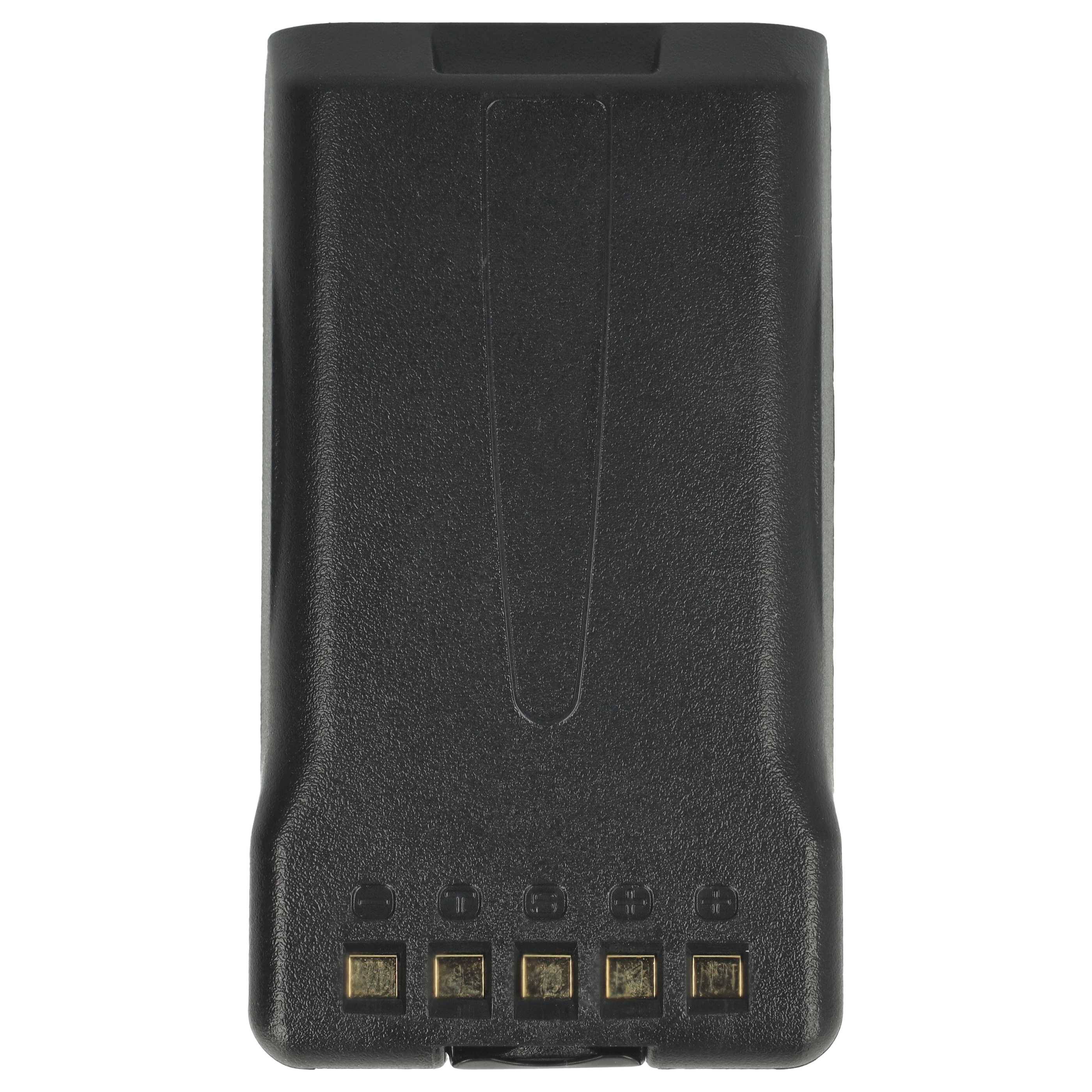 vhbw Akku kompatibel mit Kenwood NX-320E, NX3200, NX-320, NX-220, FTH1010, NX-220E3, NX-220E2 Funkgerät, Walkie Talkie (1800 mAh, 7,2 V, NiMH)