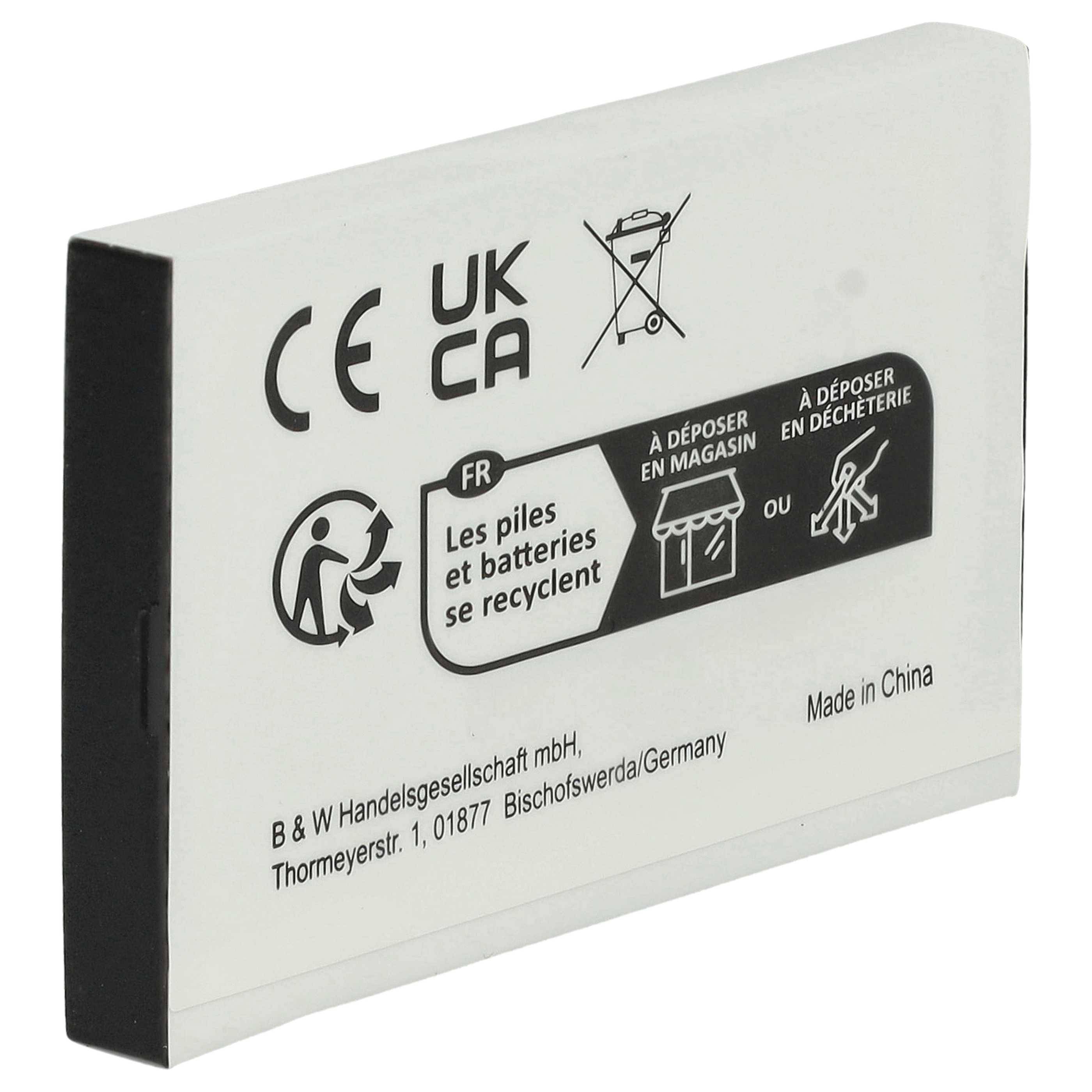 vhbw 2x Akku kompatibel mit Nintendo Game Boy Advance Special, GBA-SP Spielekonsole (800 mAh, 3,7 V, Li-Ion)