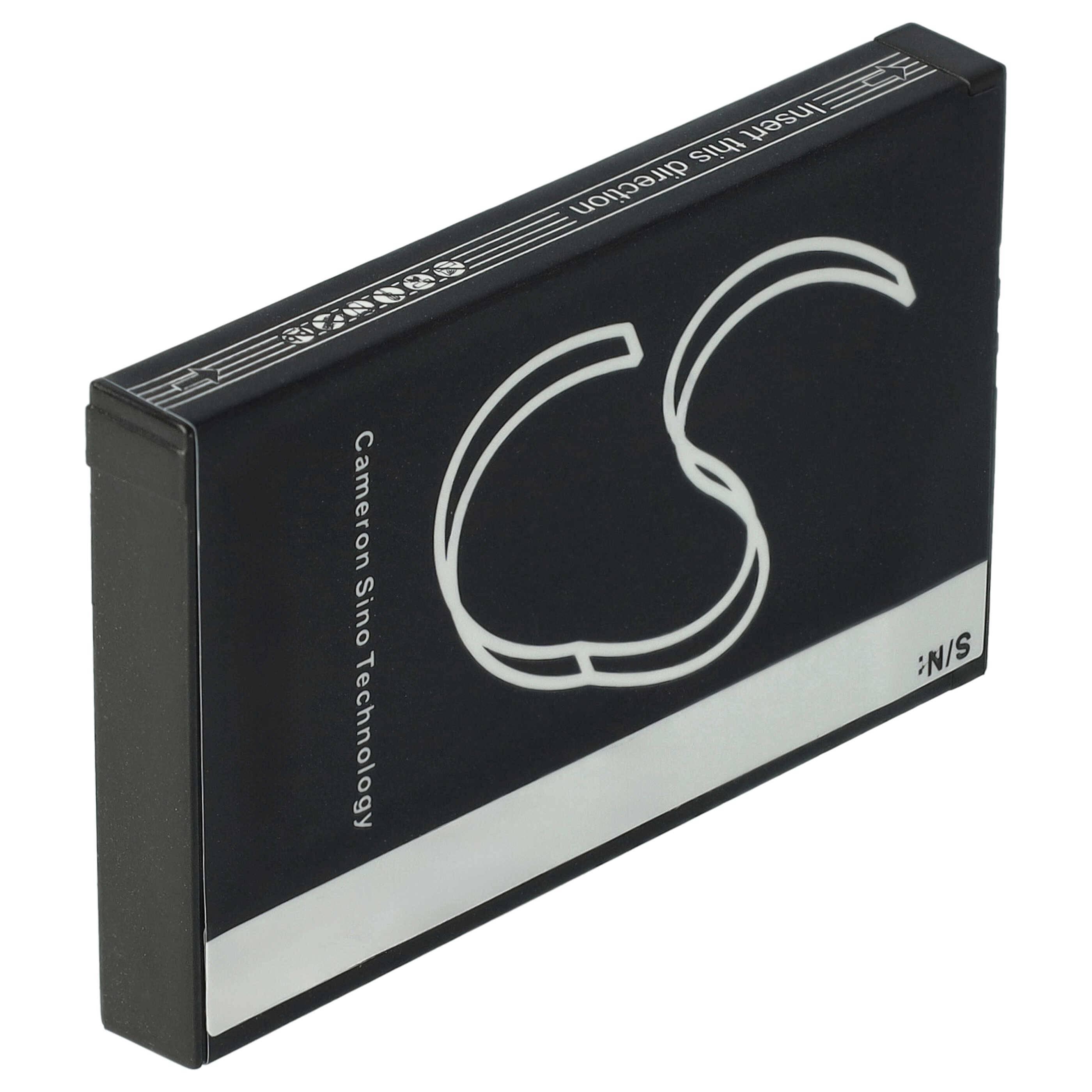 Ein rechteckiges schwarzes Batteriepaket mit 