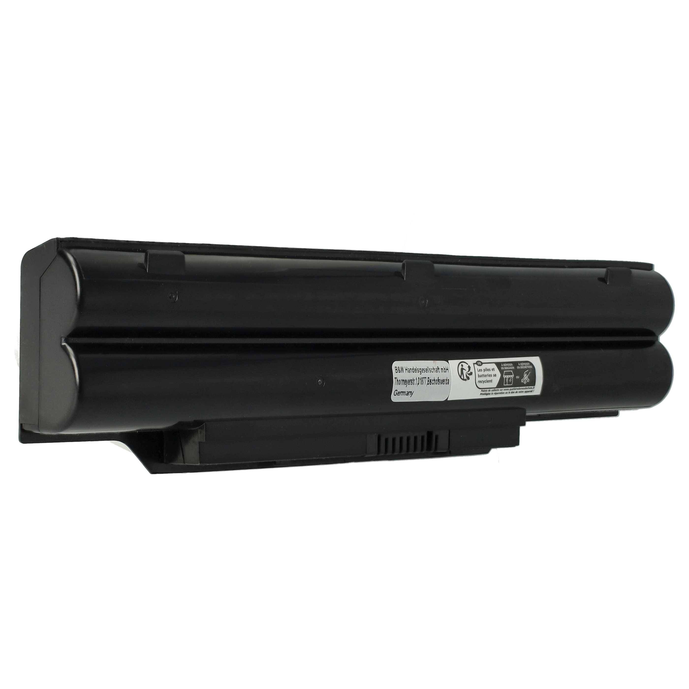 vhbw Akku kompatibel mit Fujitsu-Siemens LifeBook LH520, LH522, AH532, LH52/C, AH530/3A, AH531 Notebook (4400 mAh, 11,1 V, Li-Ion)