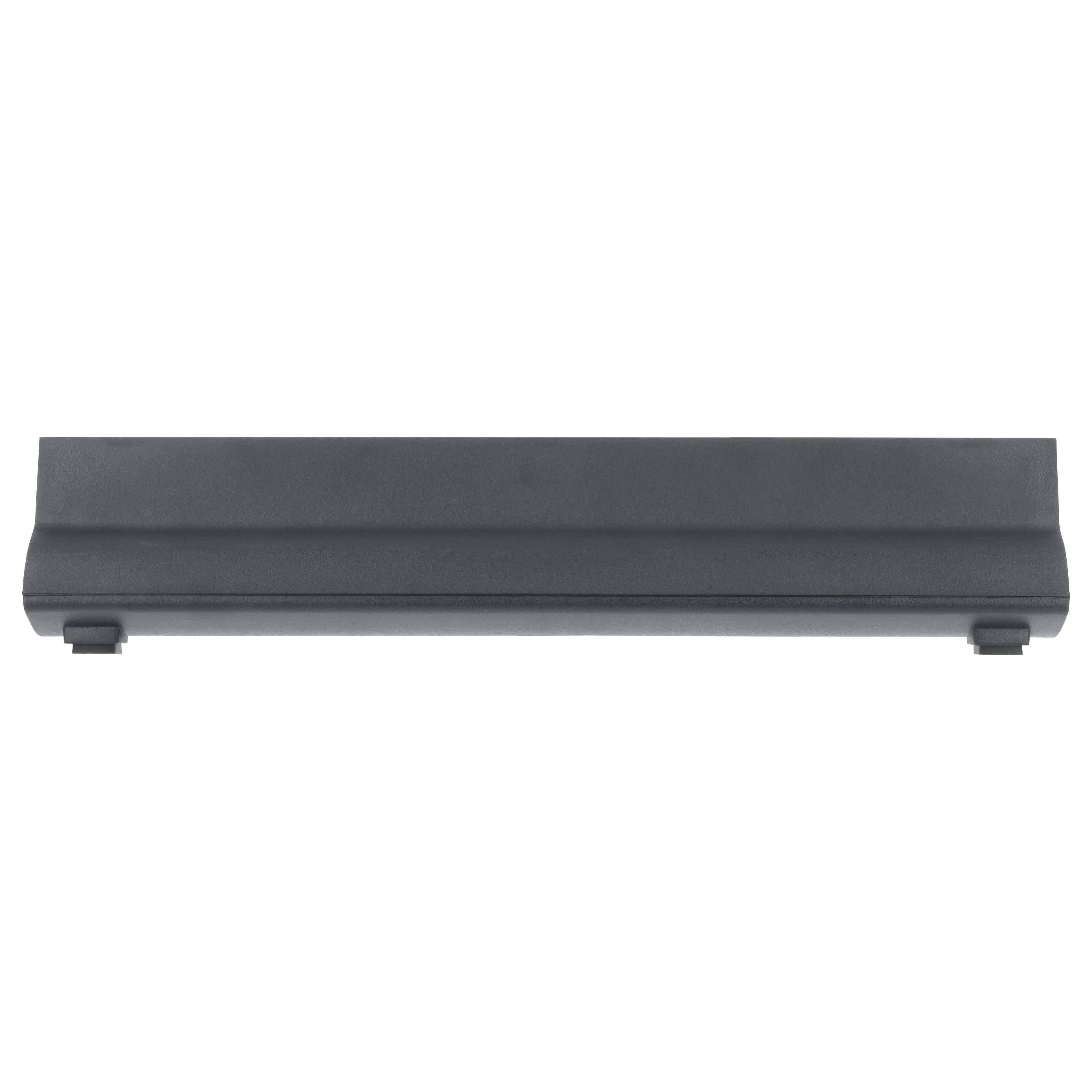 Eine elegante, schwarze Soundbar mit minimalistischem Design, horizontal positioniert. Geeignet zur Verbesserung der Audioqualität in einem Heimeinrichtungskontext.
