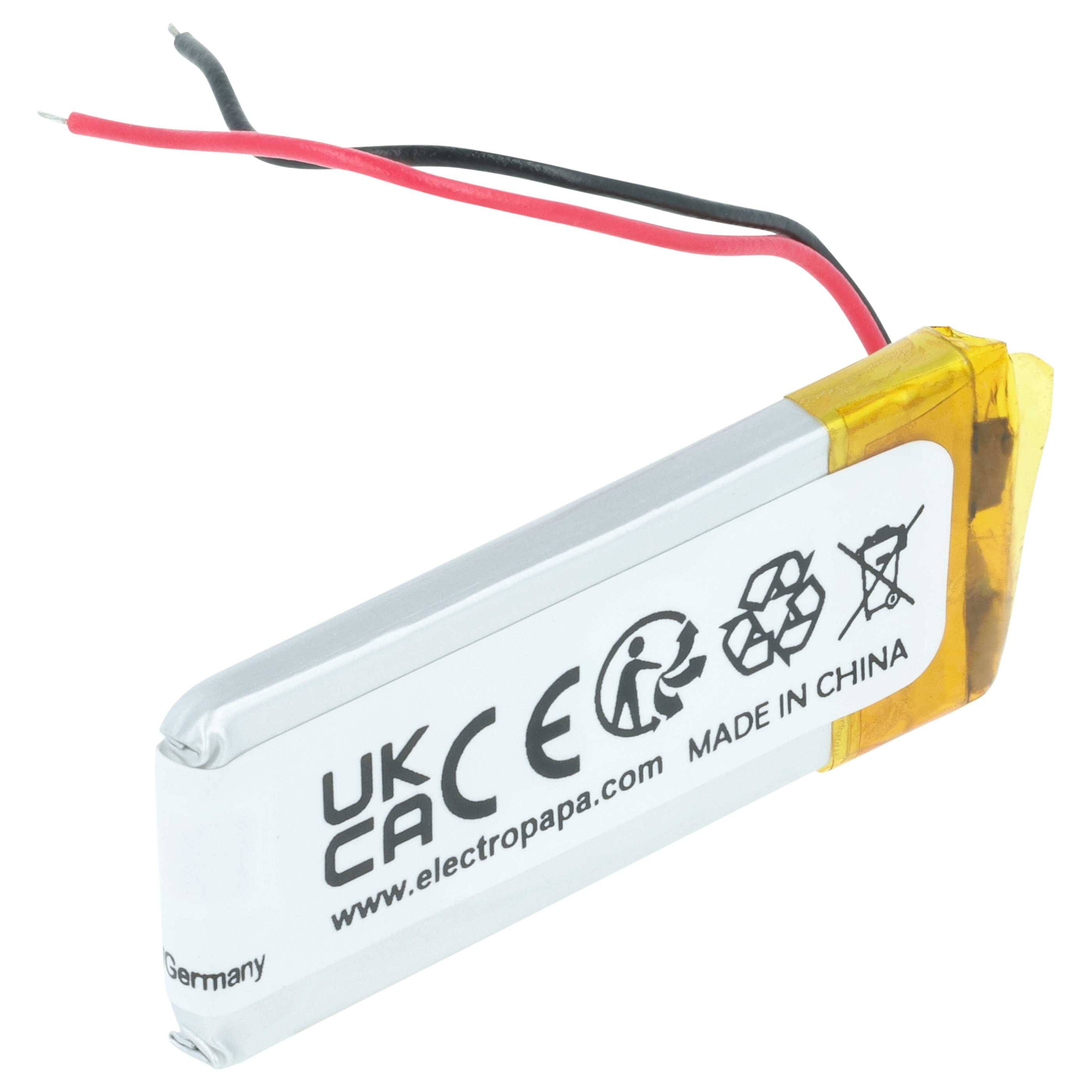 vhbw 1x Akku kompatibel mit Apple iPod Nano 6G, 6. Generation MP3-Player Musik Player (110 mAh, 3,7 V, Li-Polymer)